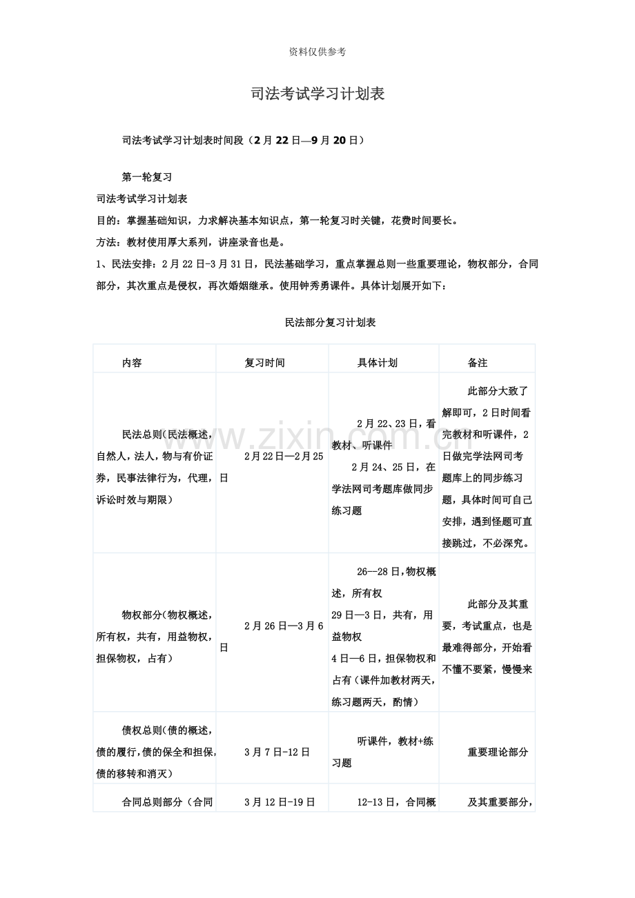 司法考试学习计划表.doc_第2页