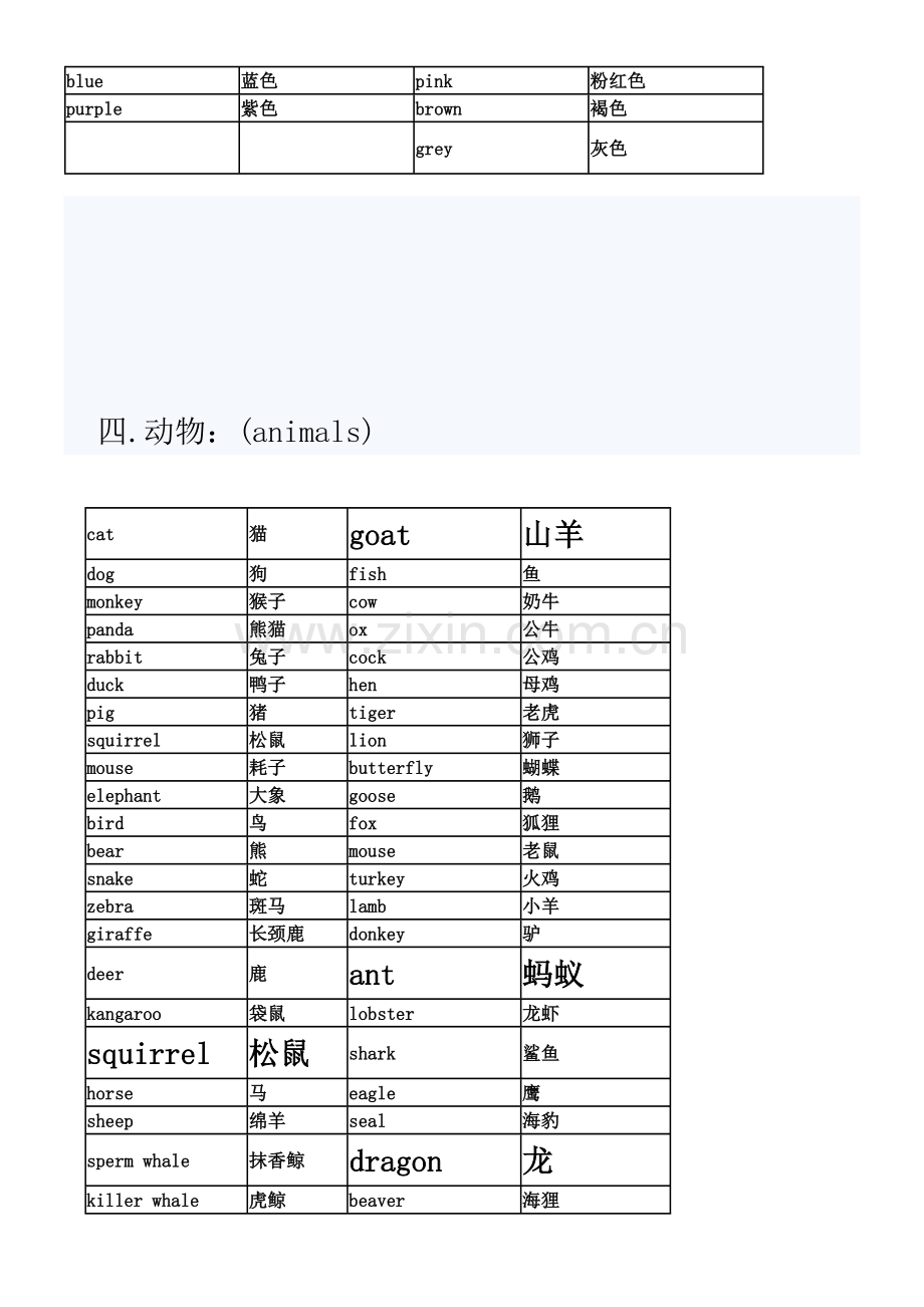 6年级小升初必背单词.doc_第3页