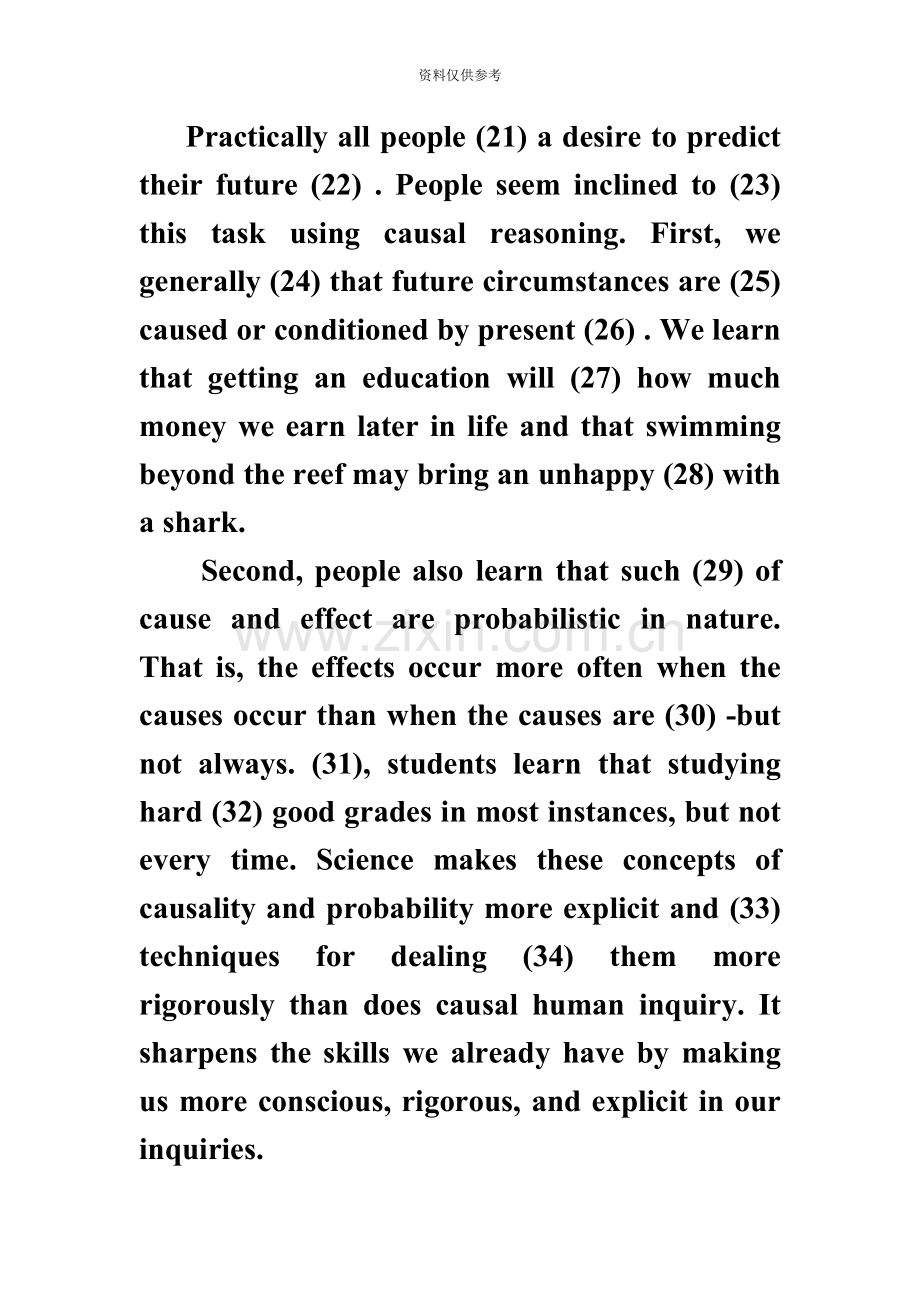 大学英语六级完形填空及答案.doc_第2页