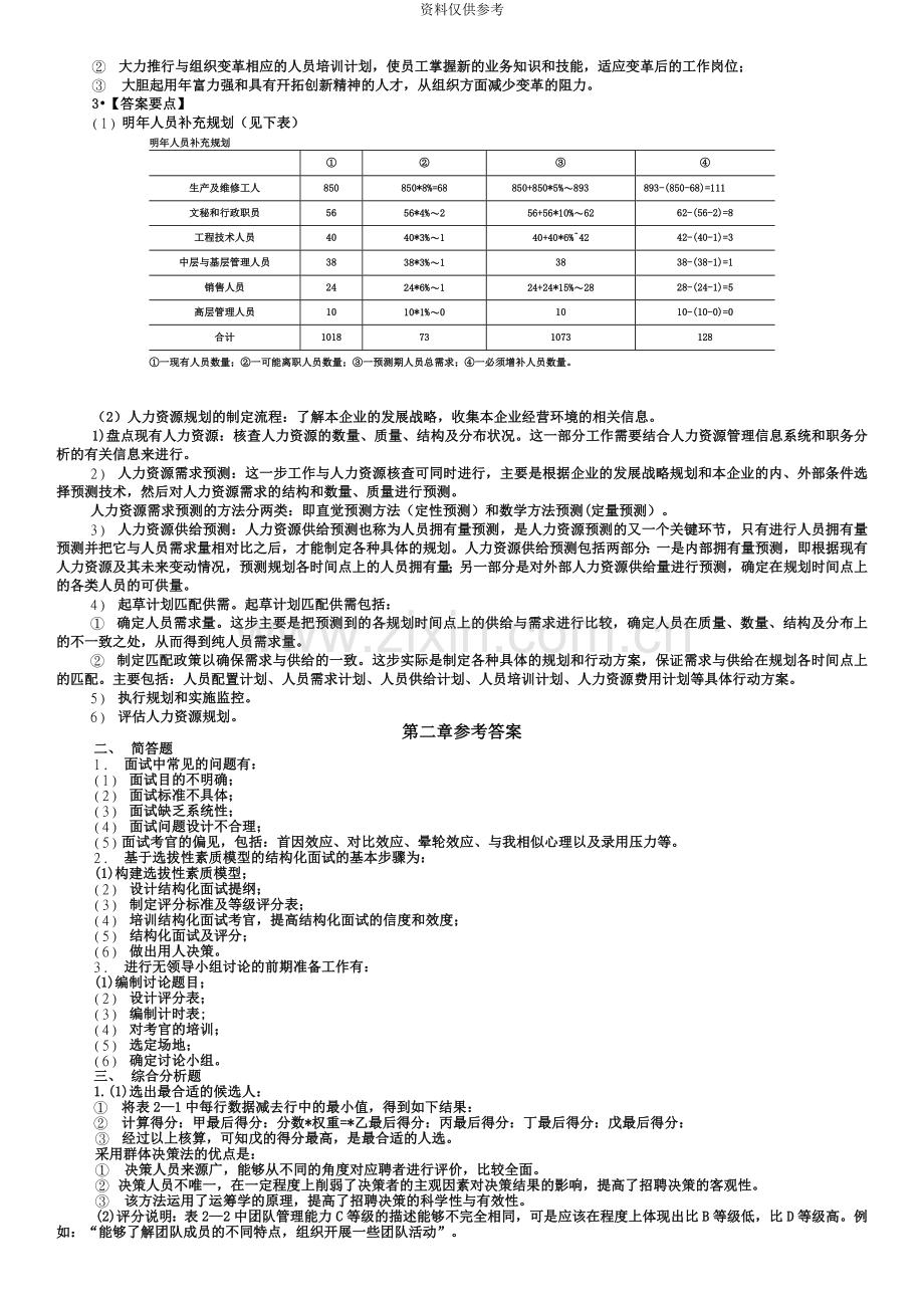 人力资源管理师二级第二版考试指南答案.docx_第3页