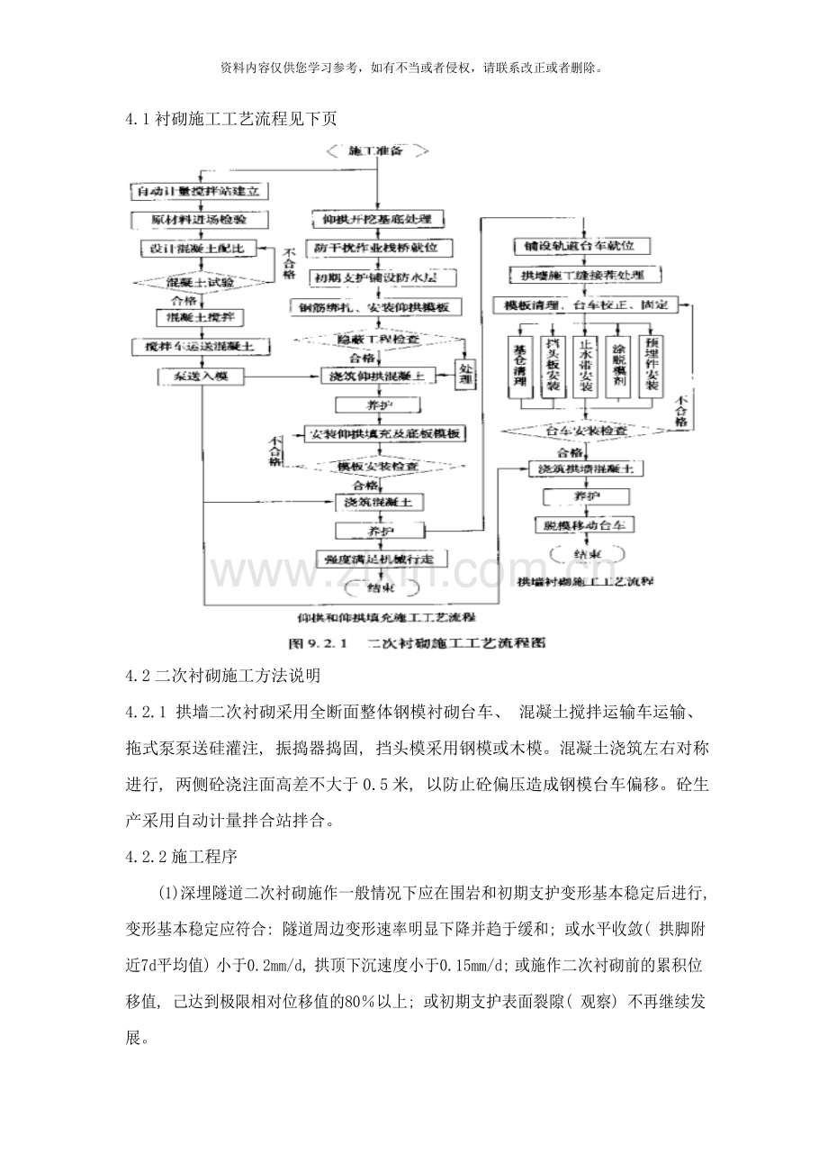 隧道衬砌作业指导书样本.docx_第3页