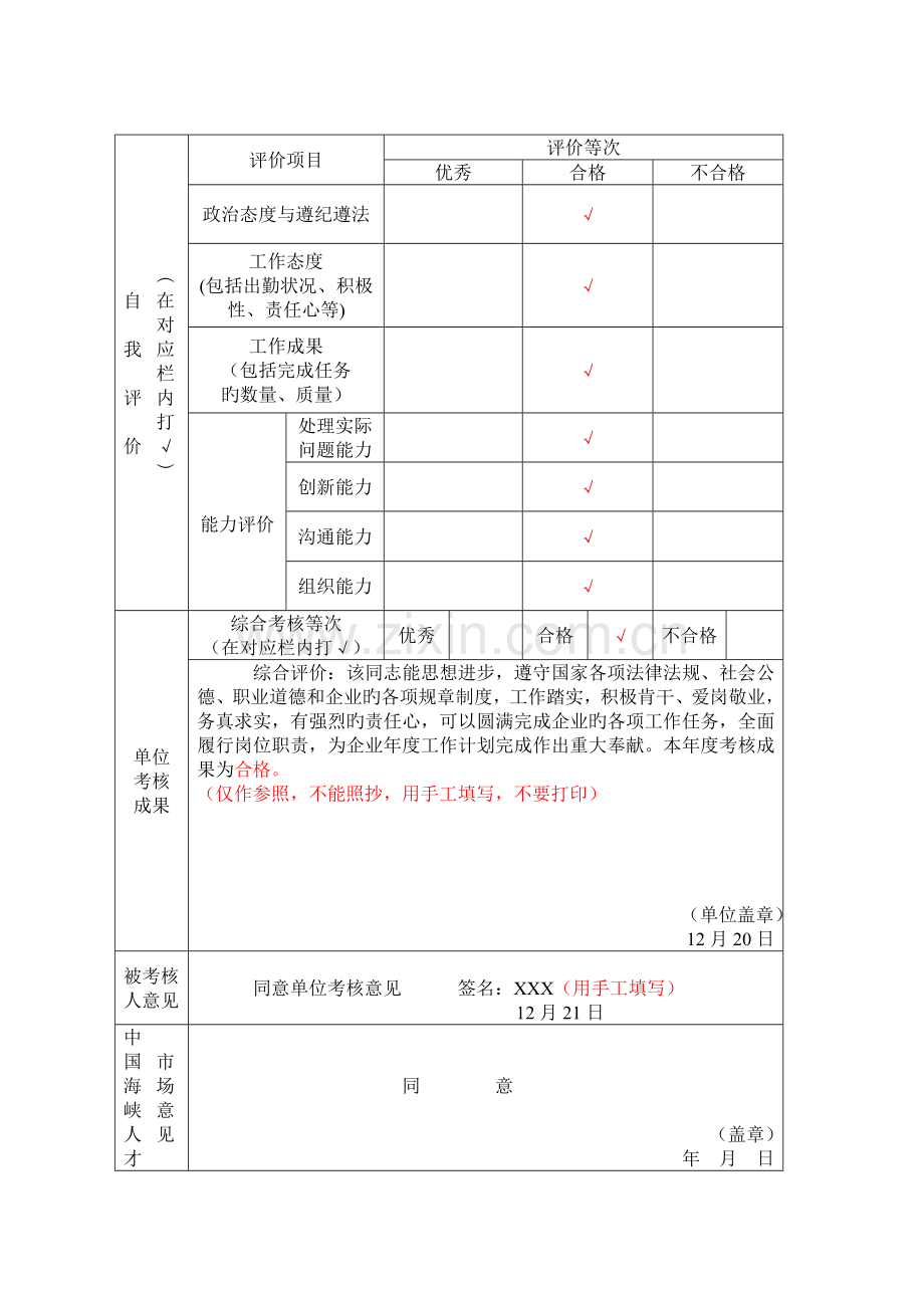 2023年中国海峡人才市场莆田分部人事委托代理人员考核登.doc_第2页