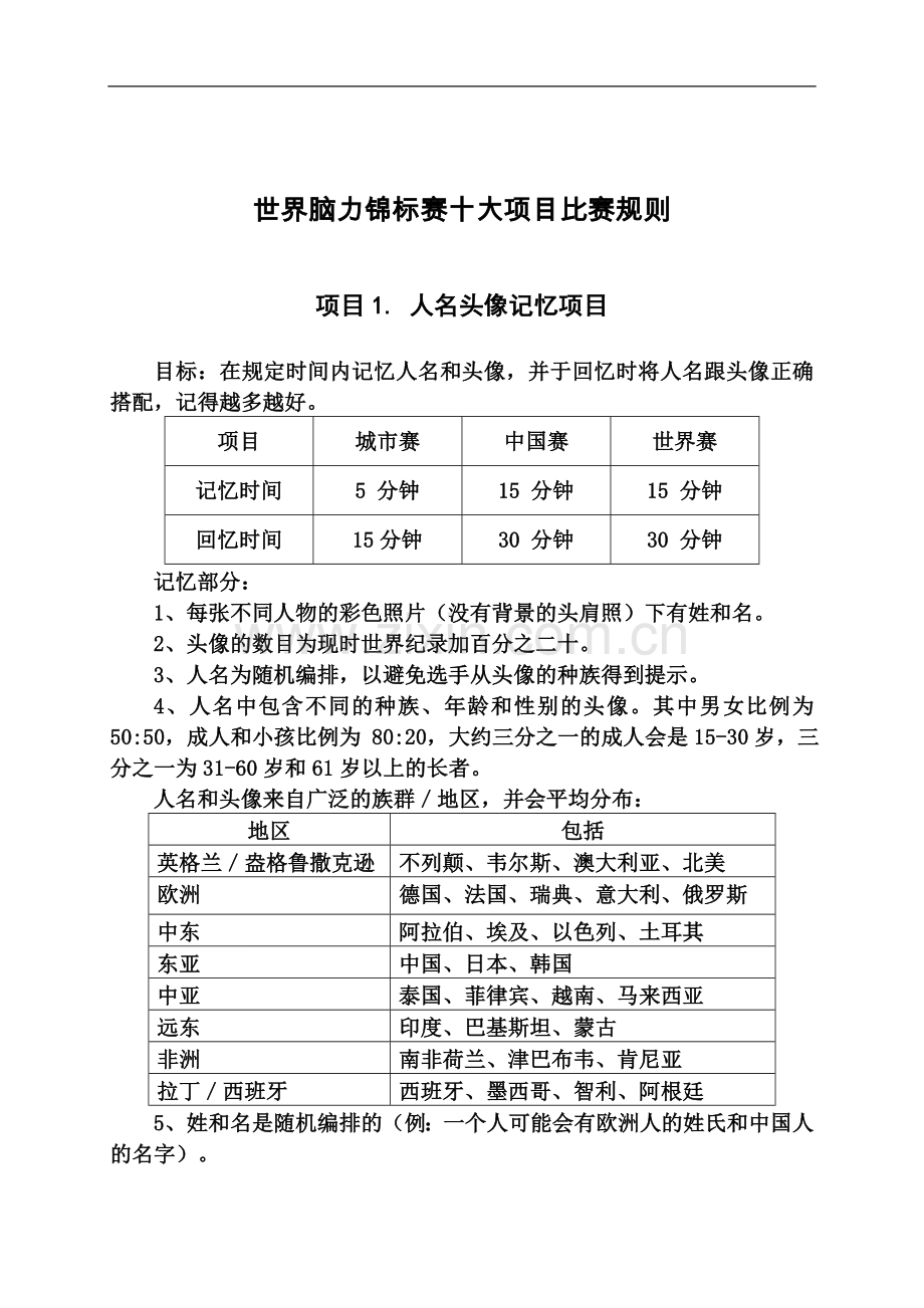 世界脑力锦标赛十大项目规则.docx_第2页