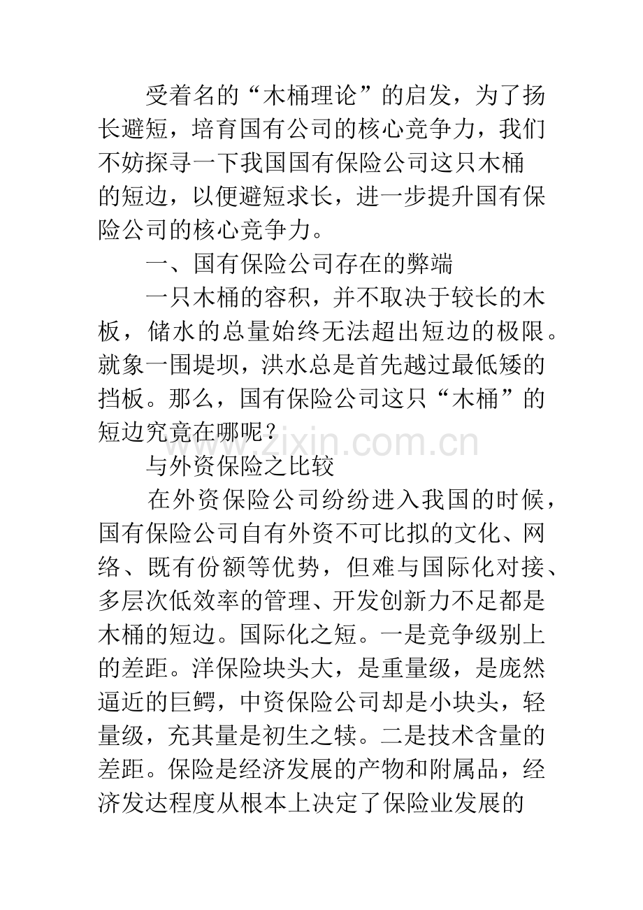 国有保险公司的弊端与发展策略.docx_第2页