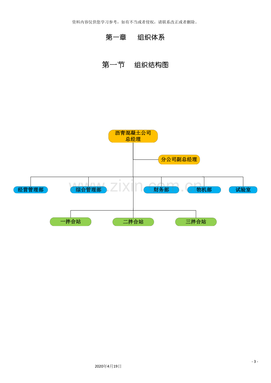 沥青混凝土公司组织手册模板.docx_第3页