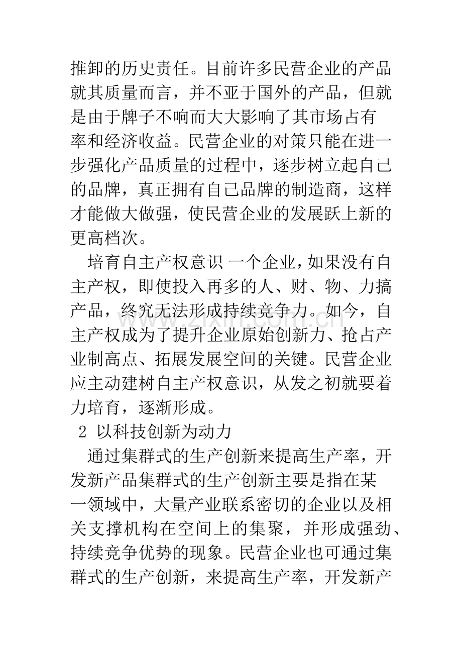 浅析民营企业自主创新的思路与对策.docx_第3页