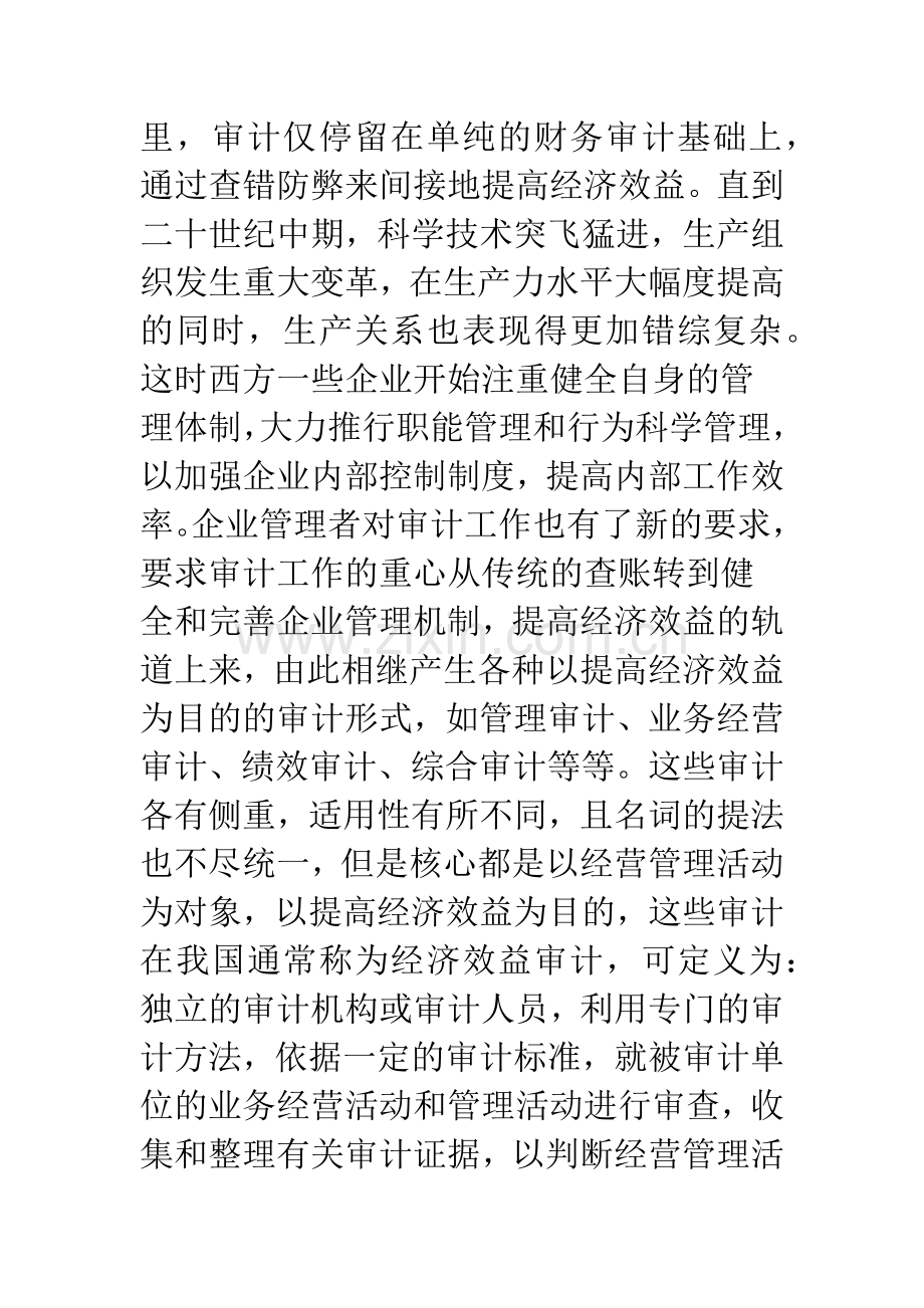 关于企业经济效益审计理论与实务的探讨.docx_第2页