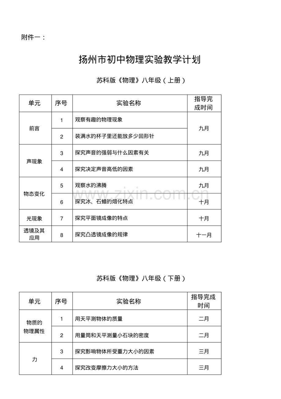 扬州市初中物理实验教学计划.pdf_第1页