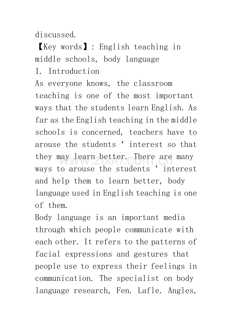 The-Use-of-Body-Language-in-Middle-Schools.docx_第2页