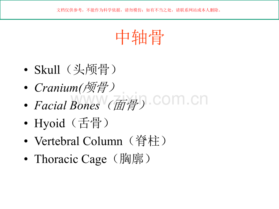 人体骨骼系统培训课件.ppt_第1页