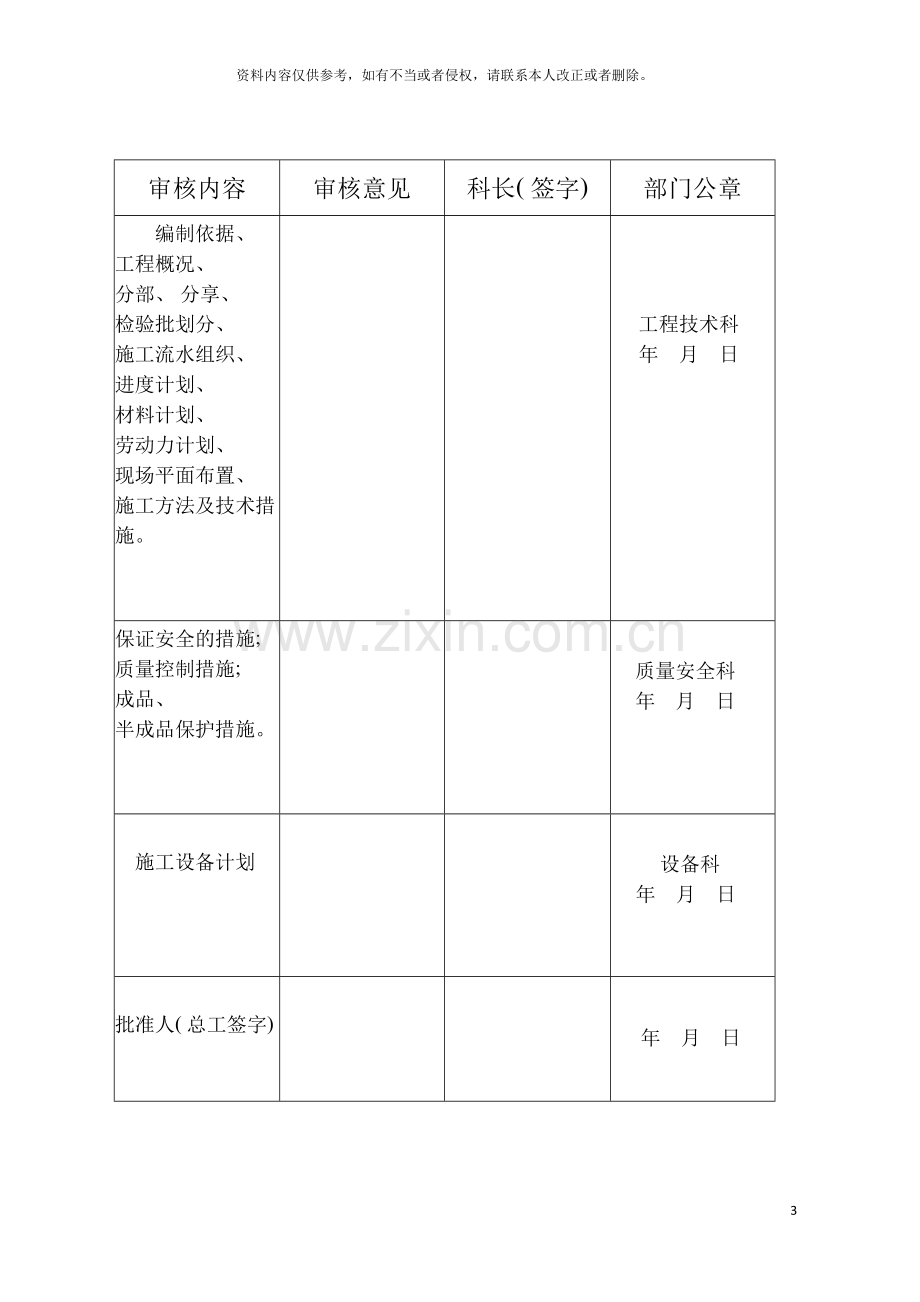 承德县带电检修楼项目工程施工组织设计模板.doc_第3页