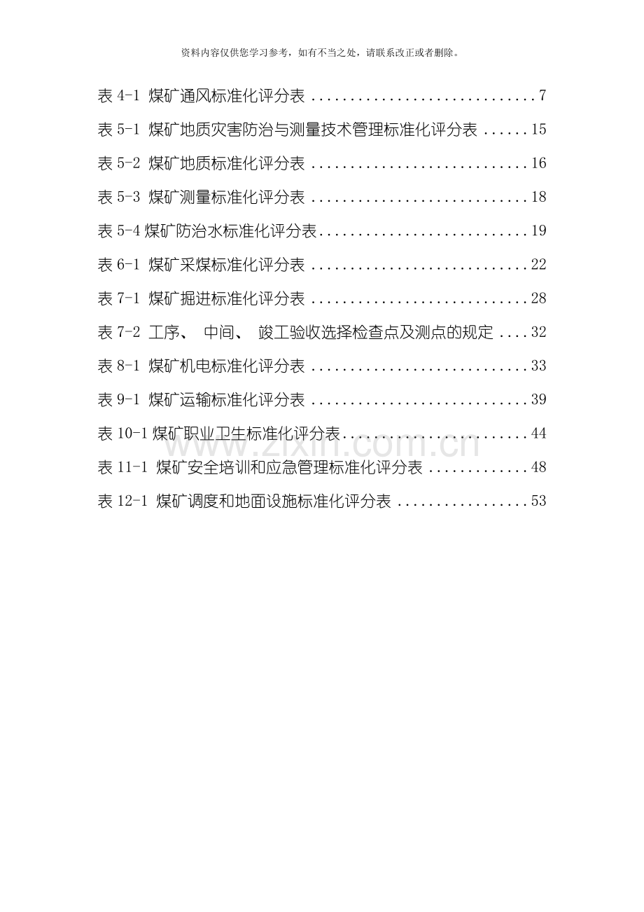 煤矿安全生产标准化评分表专家解读样本.doc_第2页