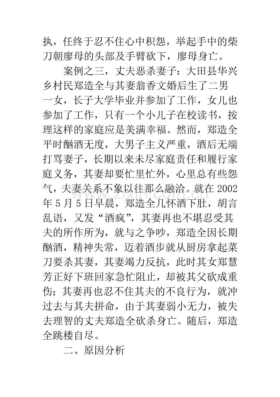 对几起家庭纠纷引发恶性案件的调查与思考.docx_第3页