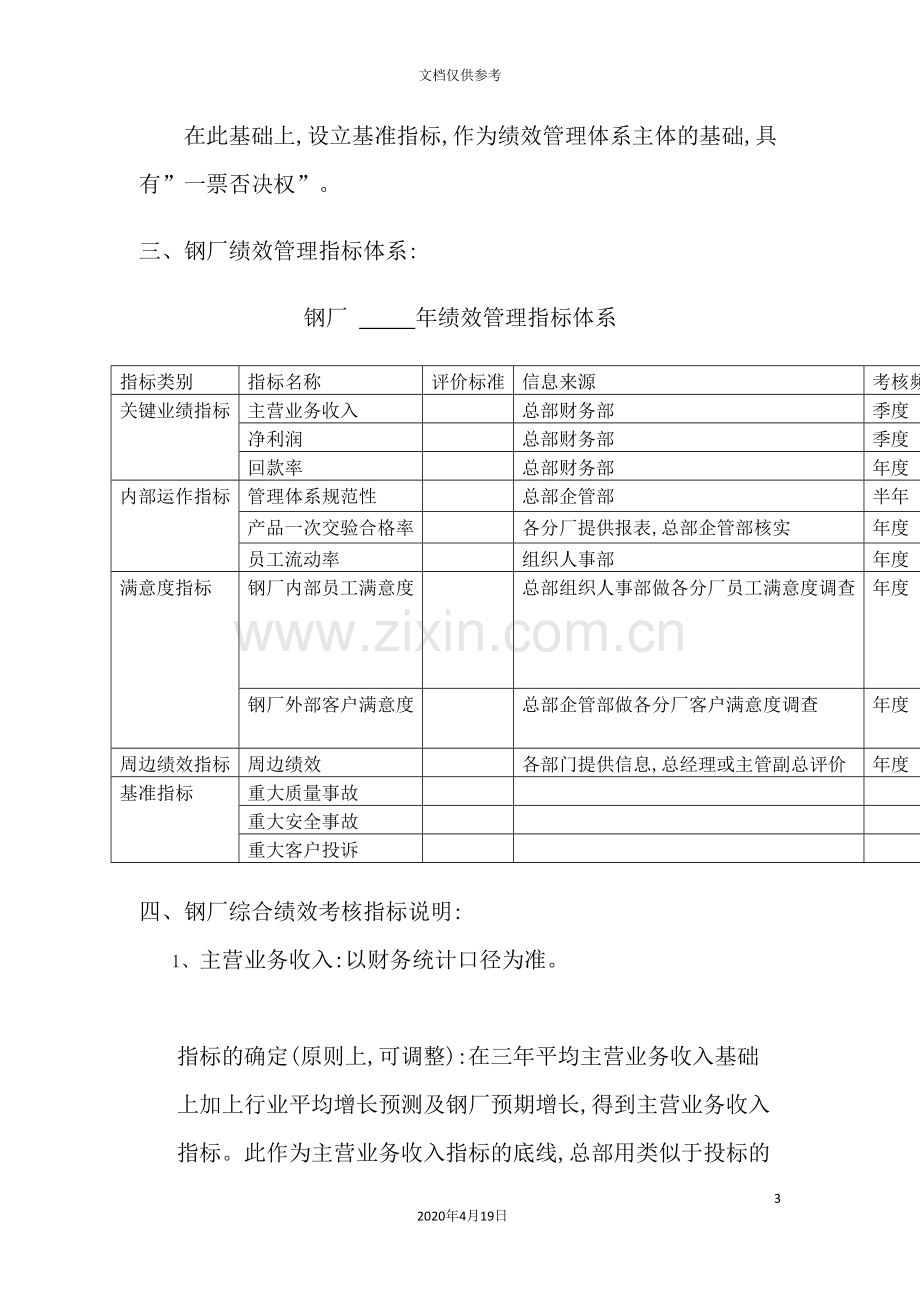 钢厂绩效管理实施方案介绍.doc_第3页