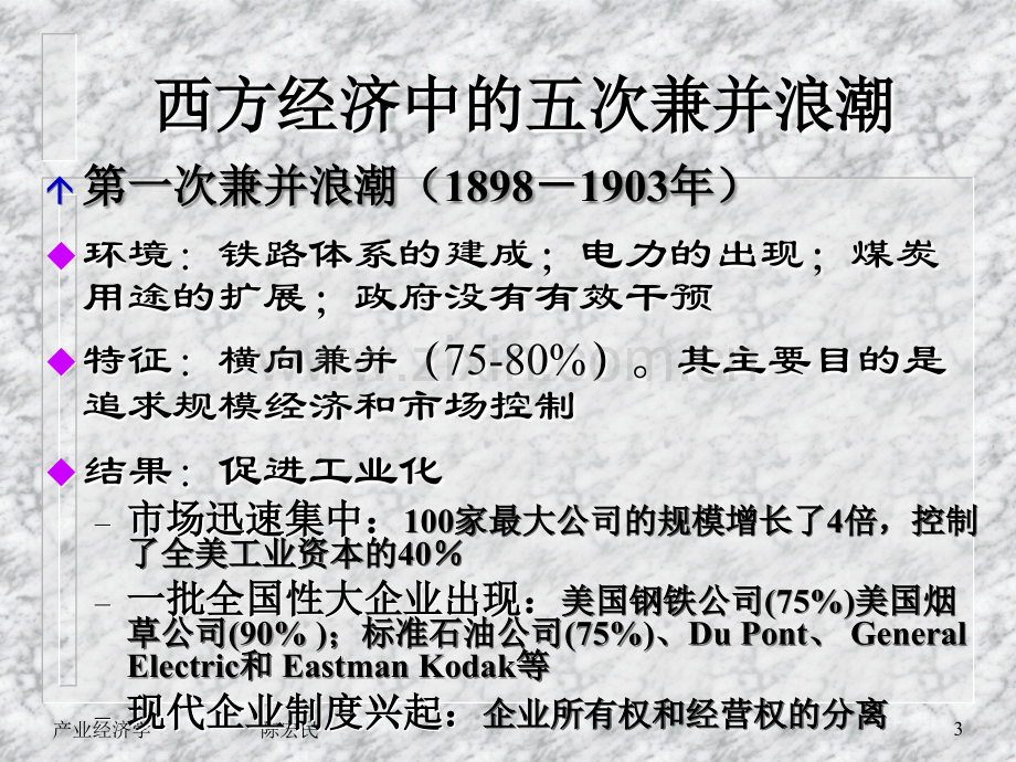 第六章企业兼并（产业经济学上海交通大学）.ppt_第3页