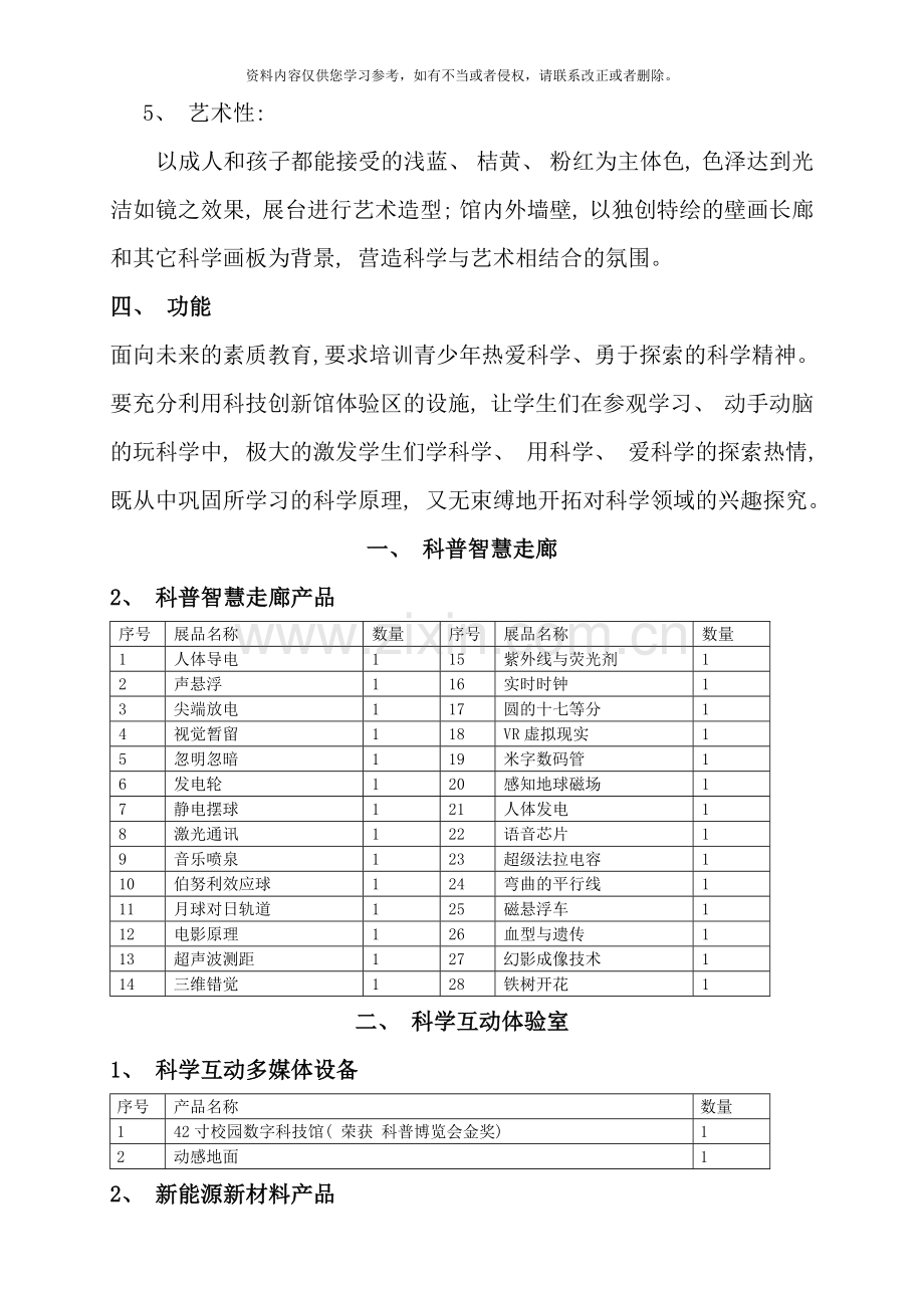 校园青少年宫科技馆整体配备方案样本.doc_第3页