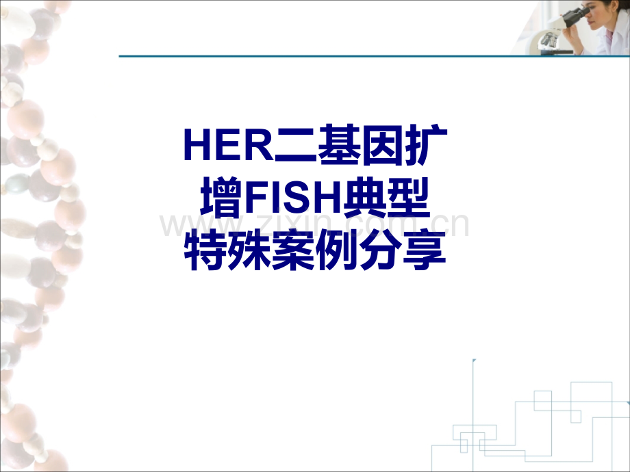 HER二基因扩增FISH典型特殊案例分享PPT培训课件.ppt_第1页