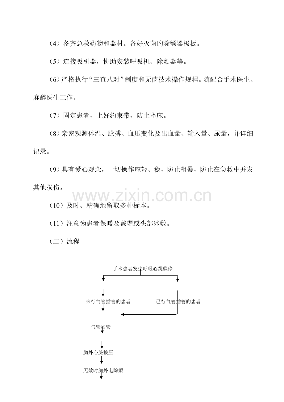 手术患者呼吸心搏骤停的应急预案.doc_第3页