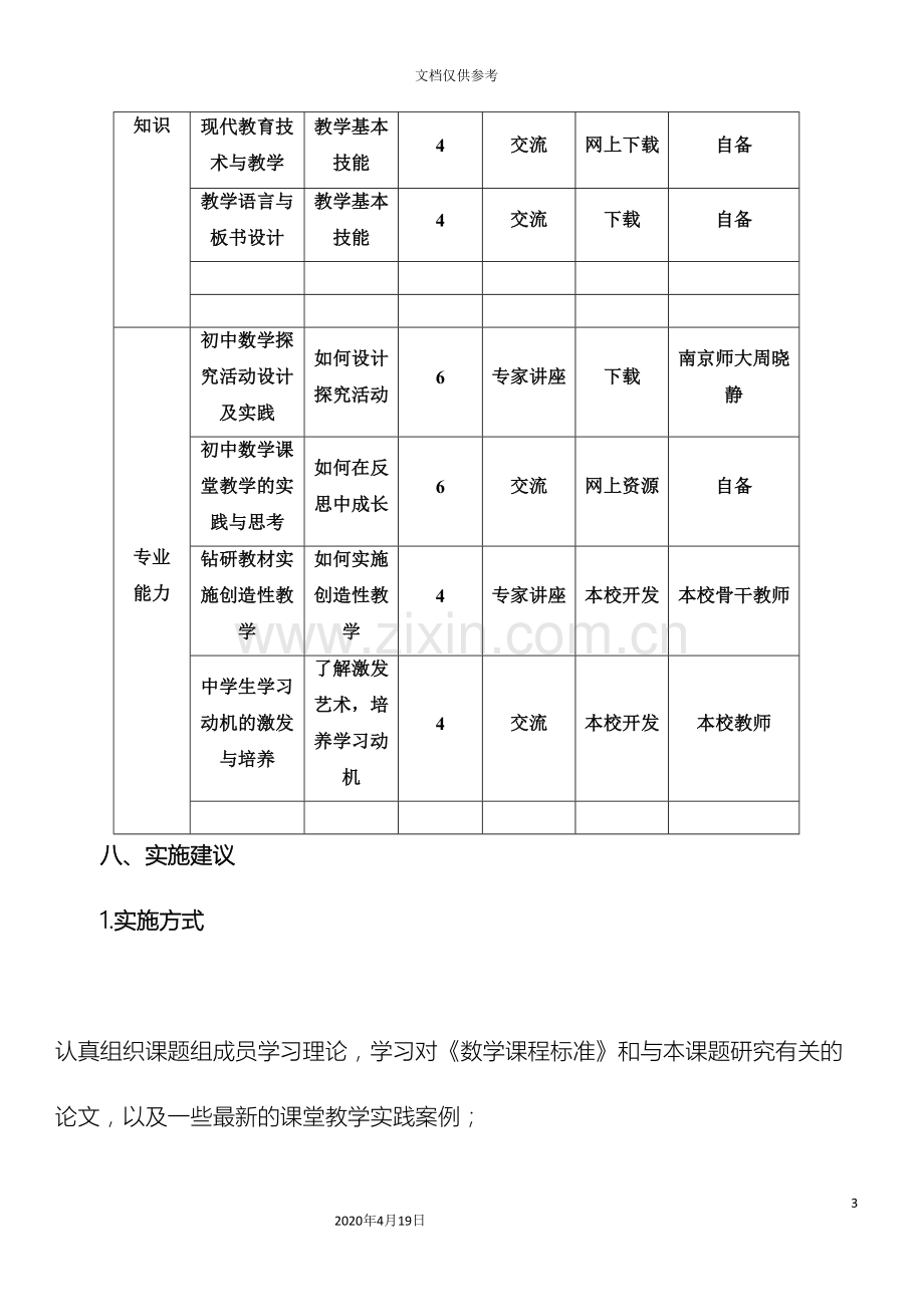 教师培训方案设计.doc_第3页