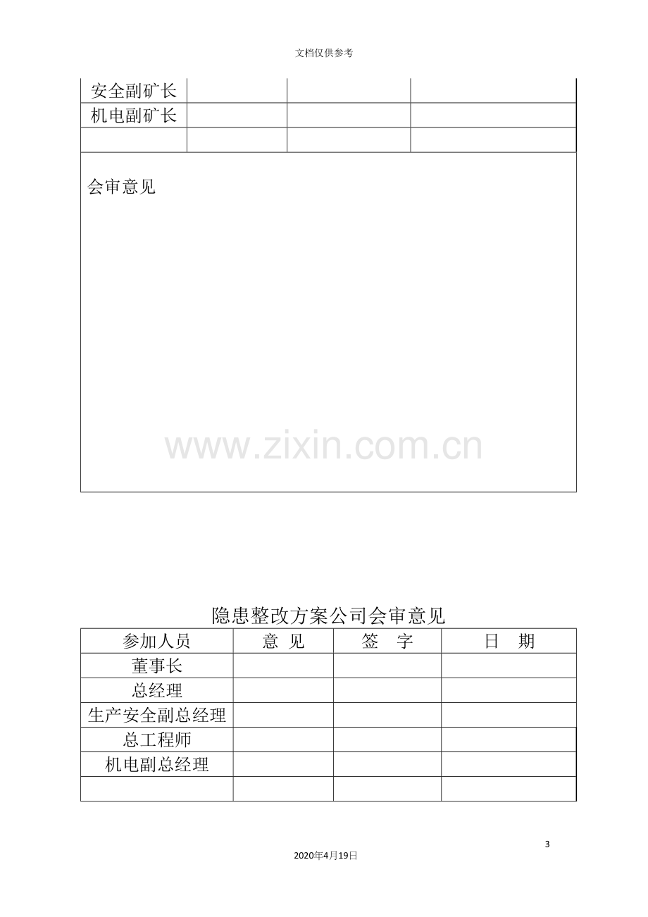 煤业公司皂塘煤矿安全隐患整改方案.docx_第3页