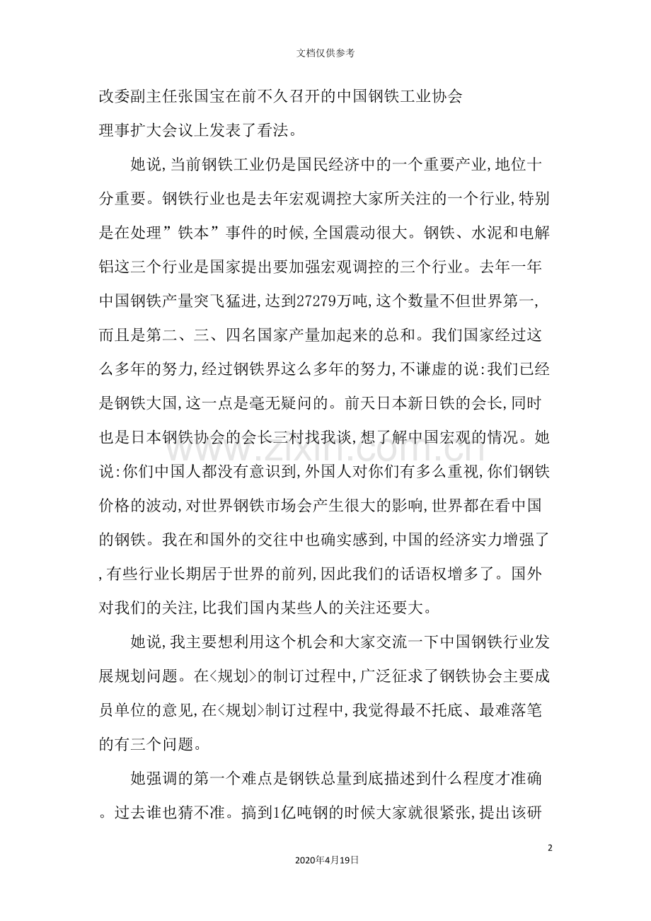 张国宝—钢铁行业发展规划管理.doc_第2页