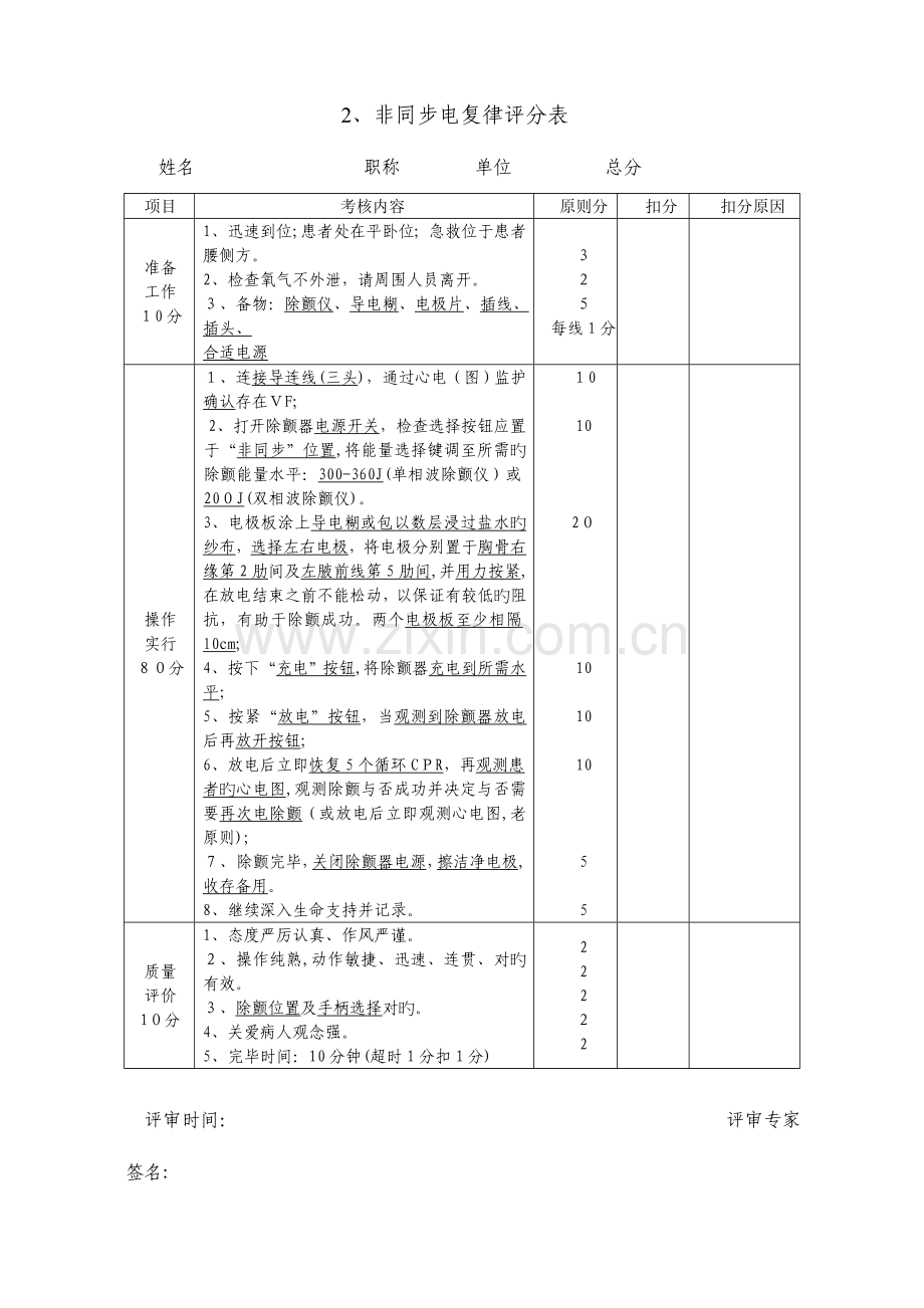 2023年执业医师操作考试评分标准.doc_第3页