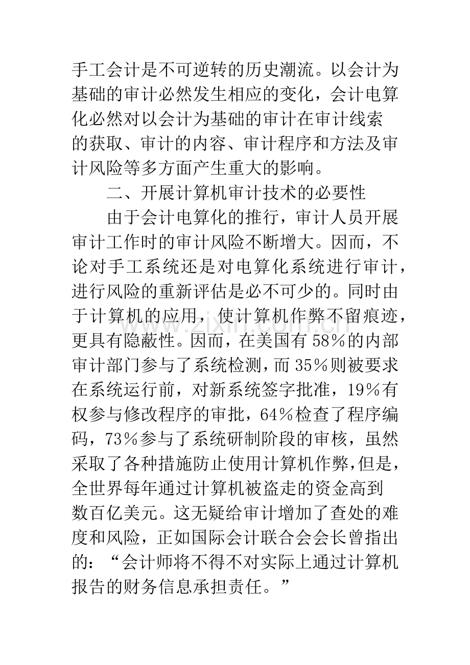 会计电算化对审计的影响及审计对策.docx_第2页