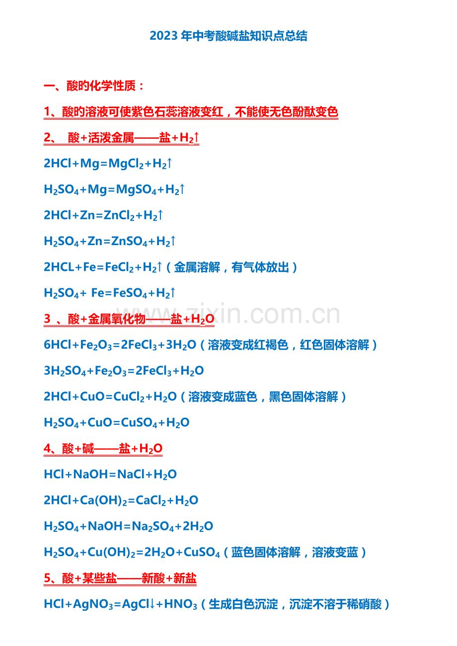 2023年中考酸碱盐知识点总结.doc_第1页