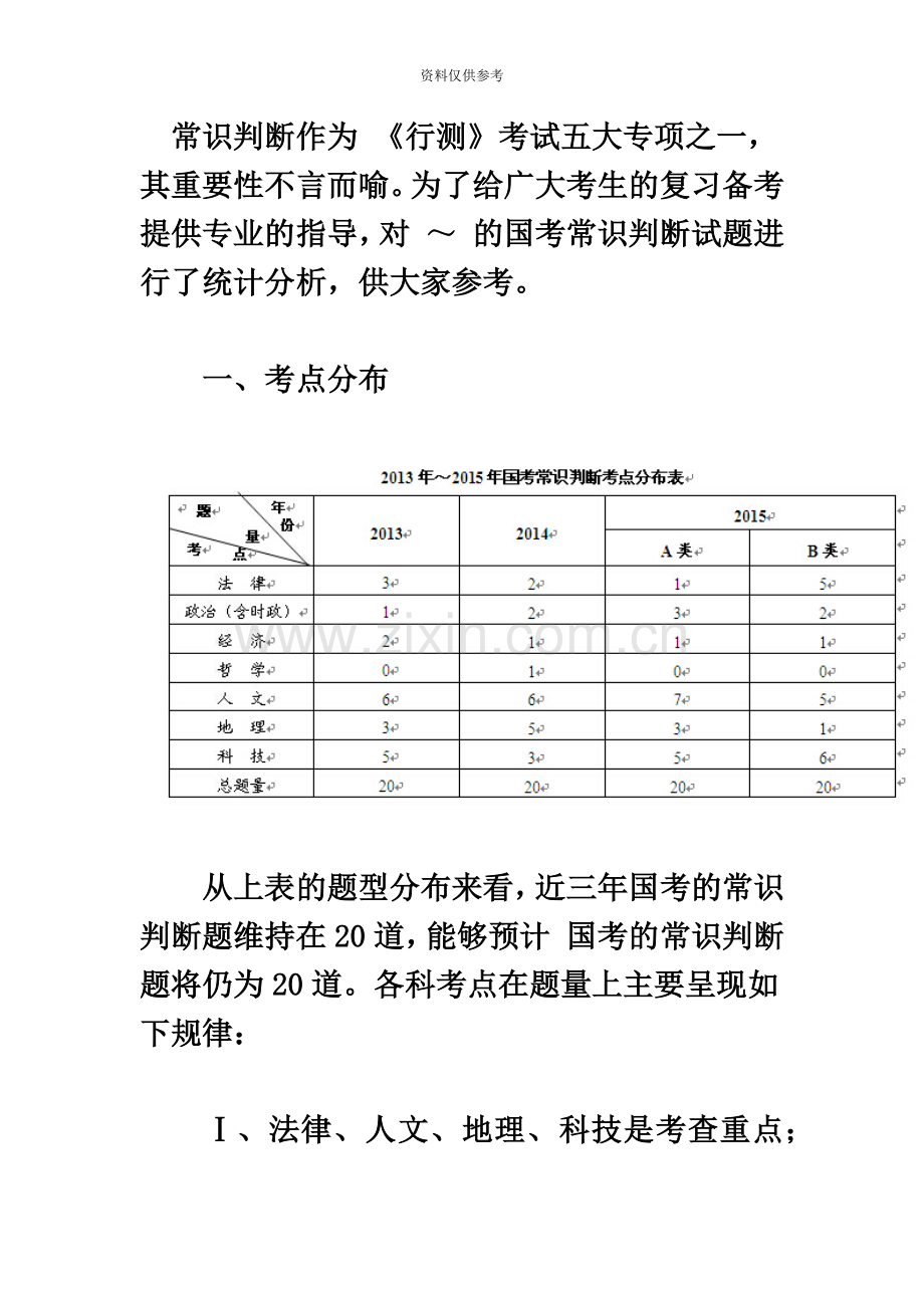 广东潮州公务员考试常识判断考查内容盘点.doc_第2页