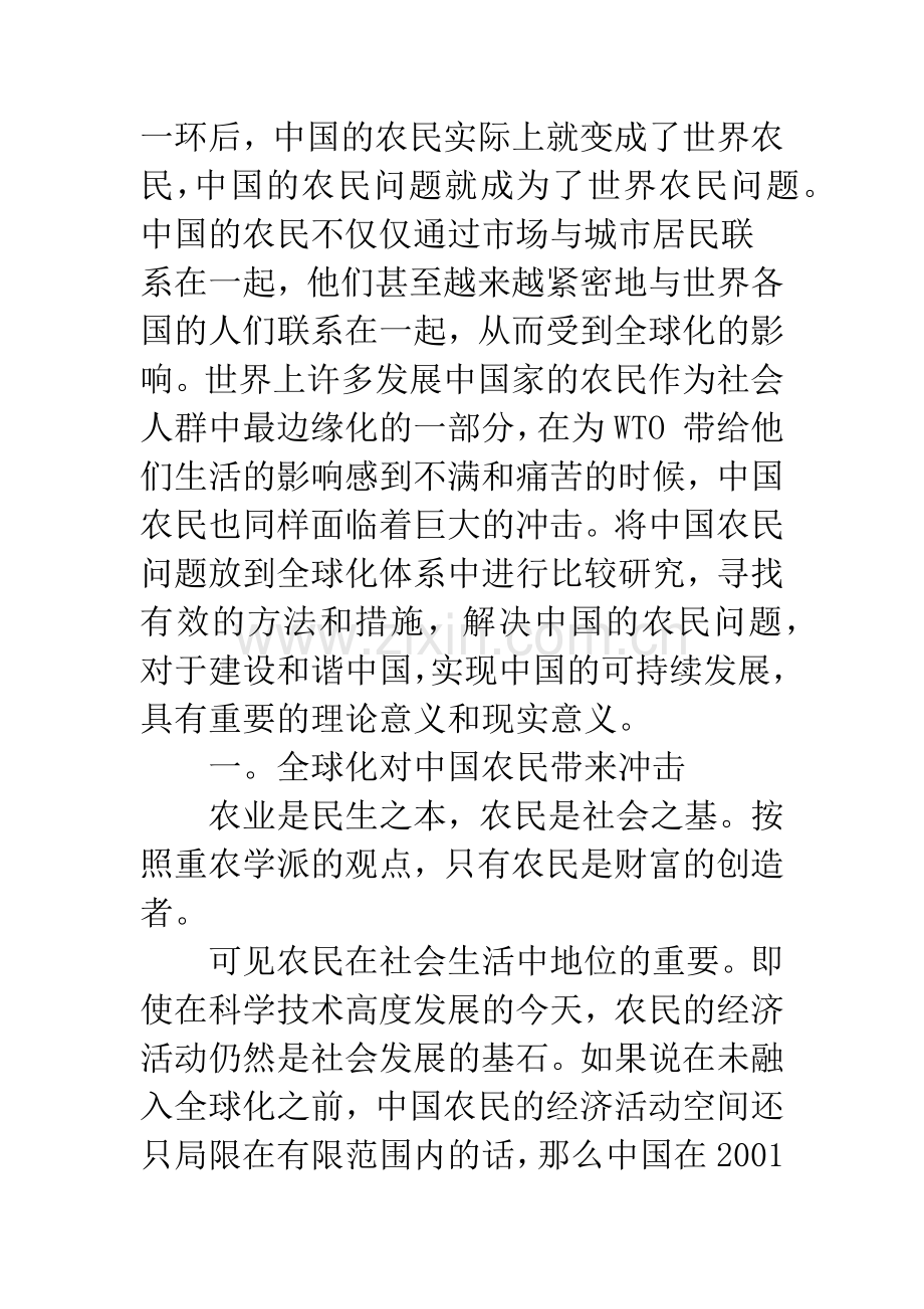 全球化体系下的中国农民.docx_第2页