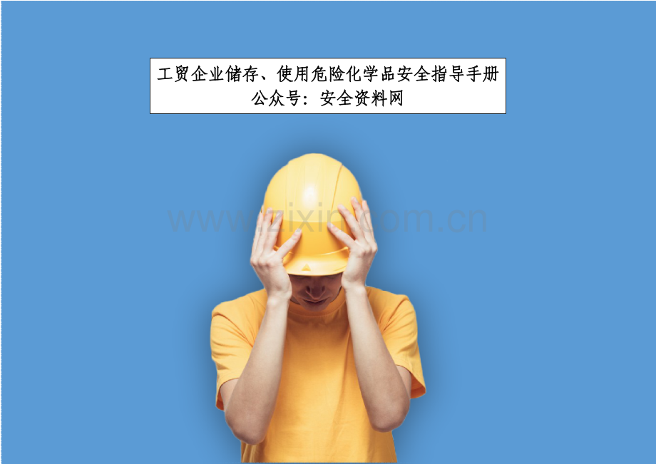 工贸企业储存使用危险化学品安全指导手册.docx_第1页