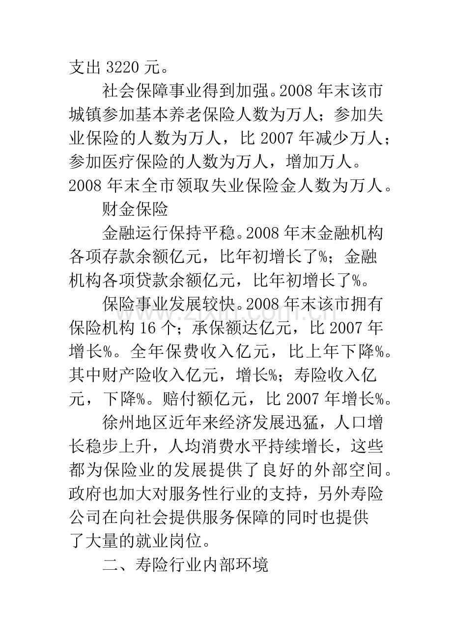 徐州寿险业的营销环境分析.docx_第3页