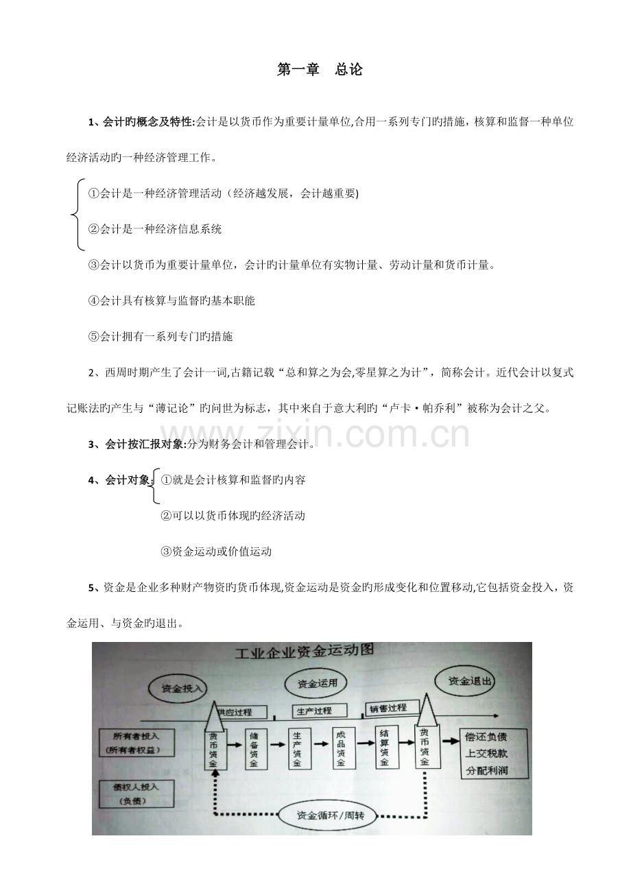 2023年会计基础知识点整理.doc_第1页