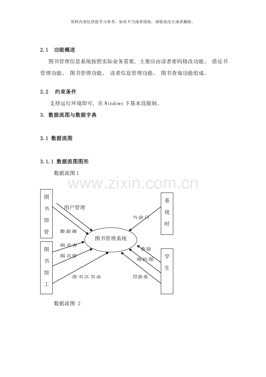 图书管理系统需求分析规格说明书样本.doc_第2页