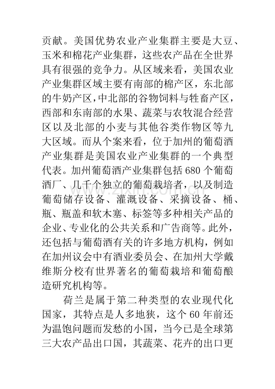 农业产业集群发展的国际经验及启示.docx_第3页