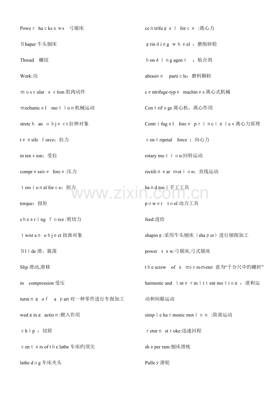 2023年研究生机械工程专业英语考试必背单词.doc_第2页