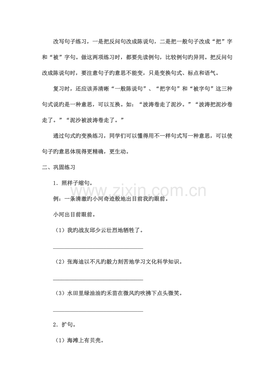 2023年小升初语文总复习教案.doc_第3页