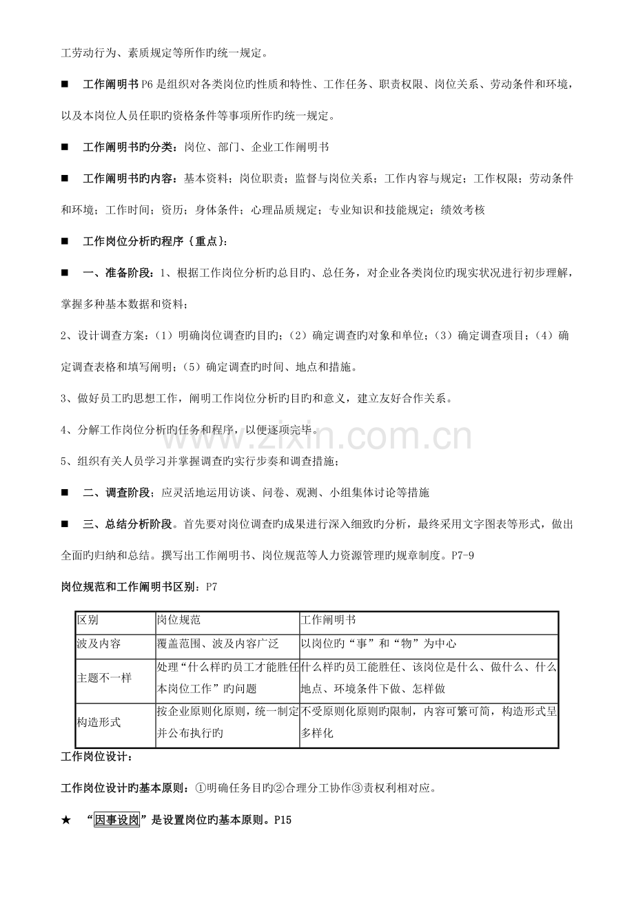 2023年上半年人力资源管理师三级考试复习重点.doc_第2页