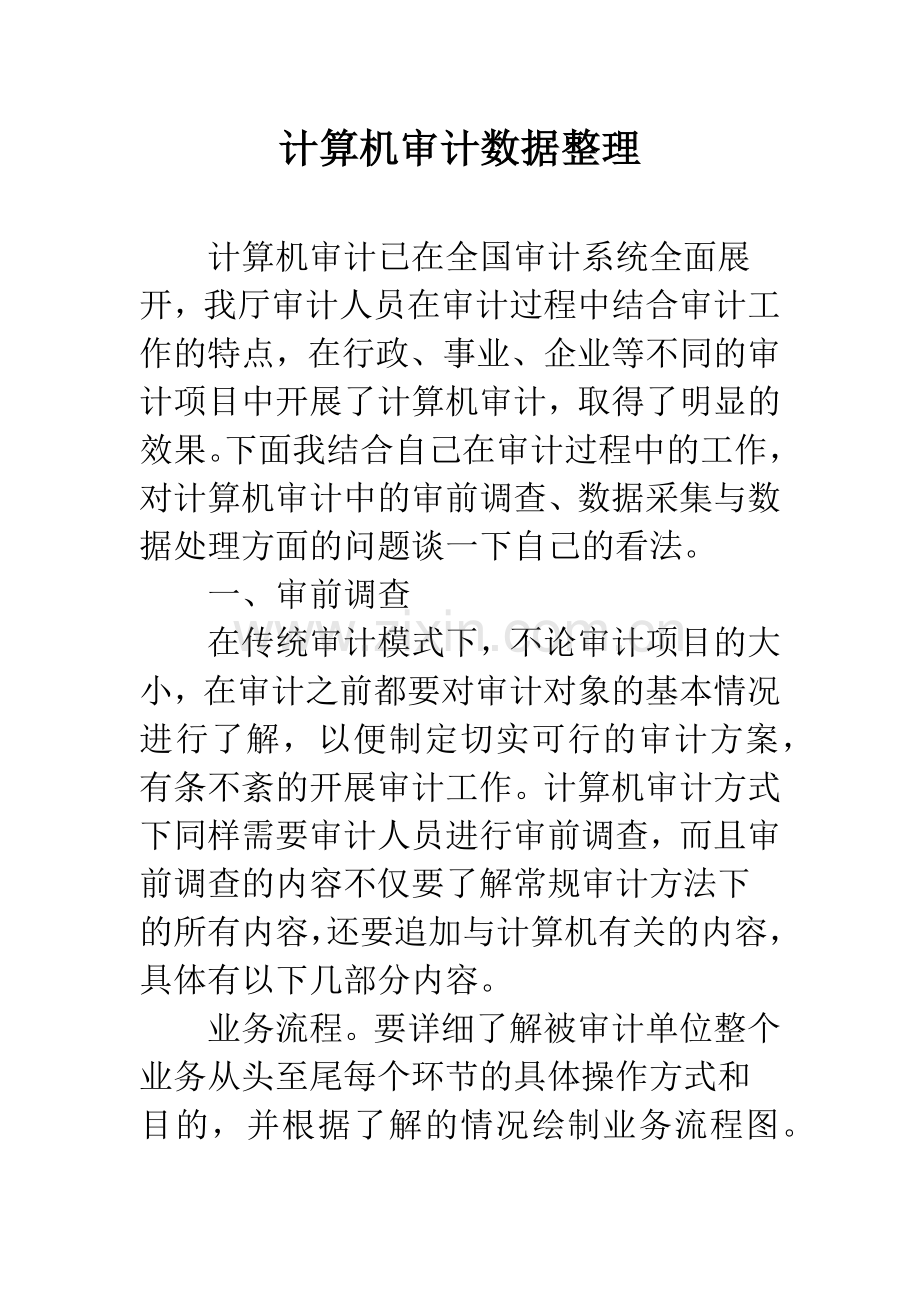 计算机审计数据整理.docx_第1页