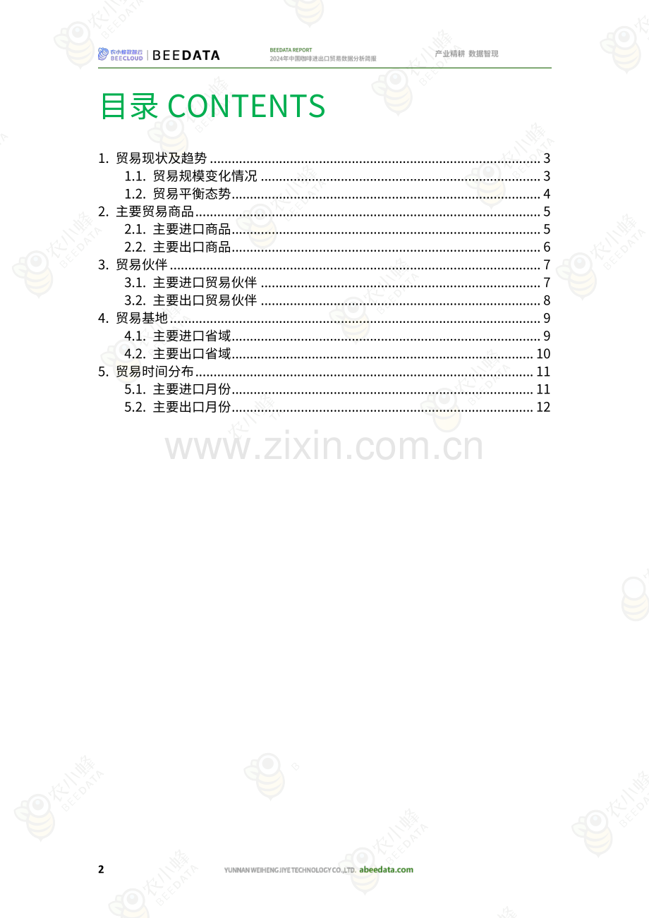 2024年中国咖啡进出口贸易数据分析简报.pdf_第3页