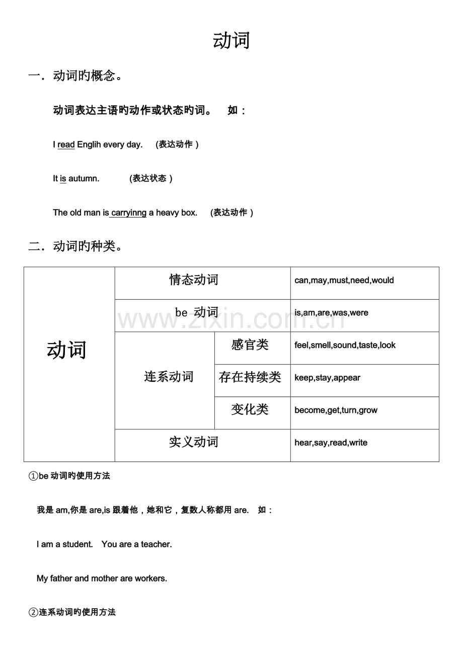 2023年小升初英语动词专项.docx_第1页