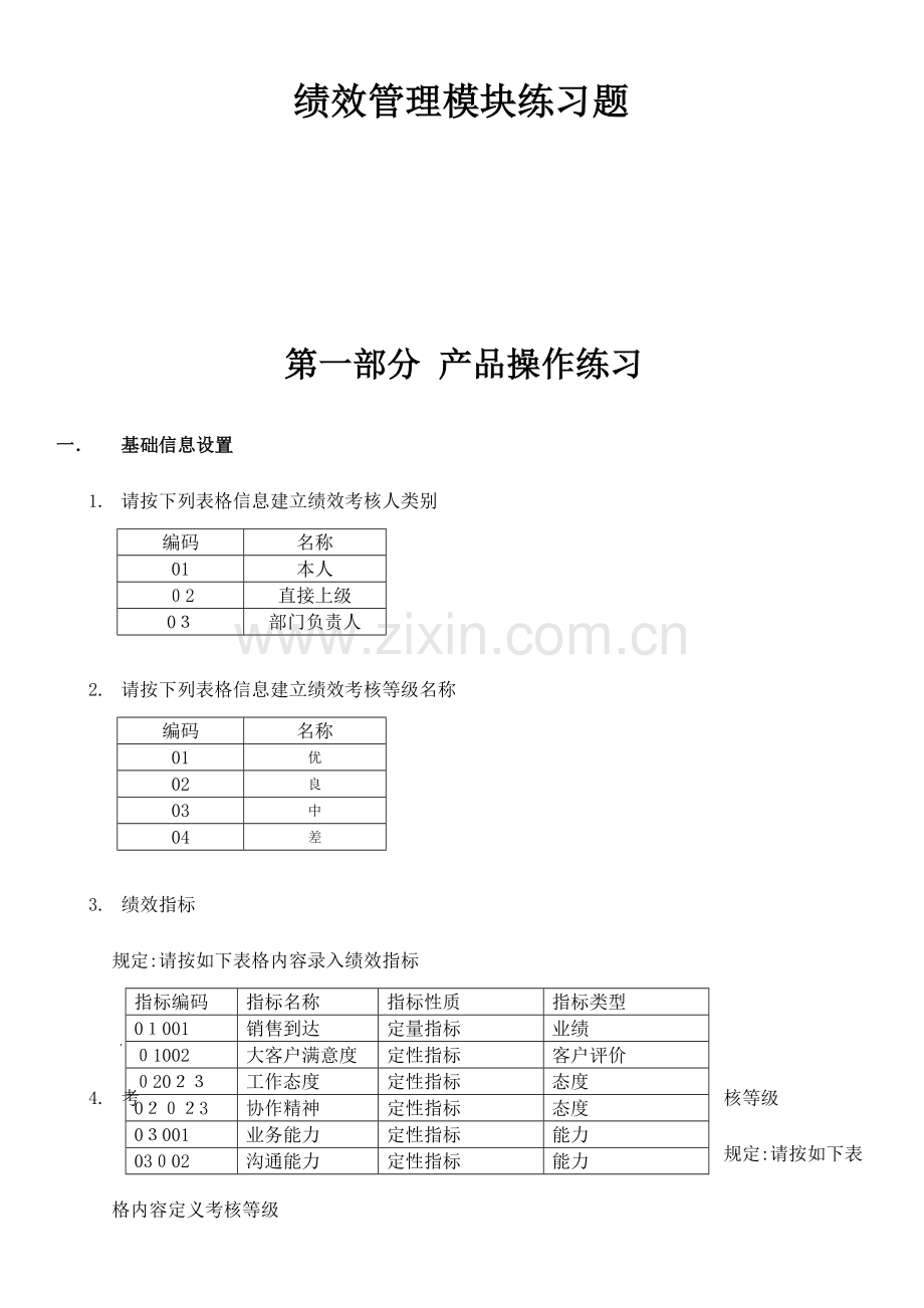 2023年顾问认证考试复习题绩效管理.doc_第1页