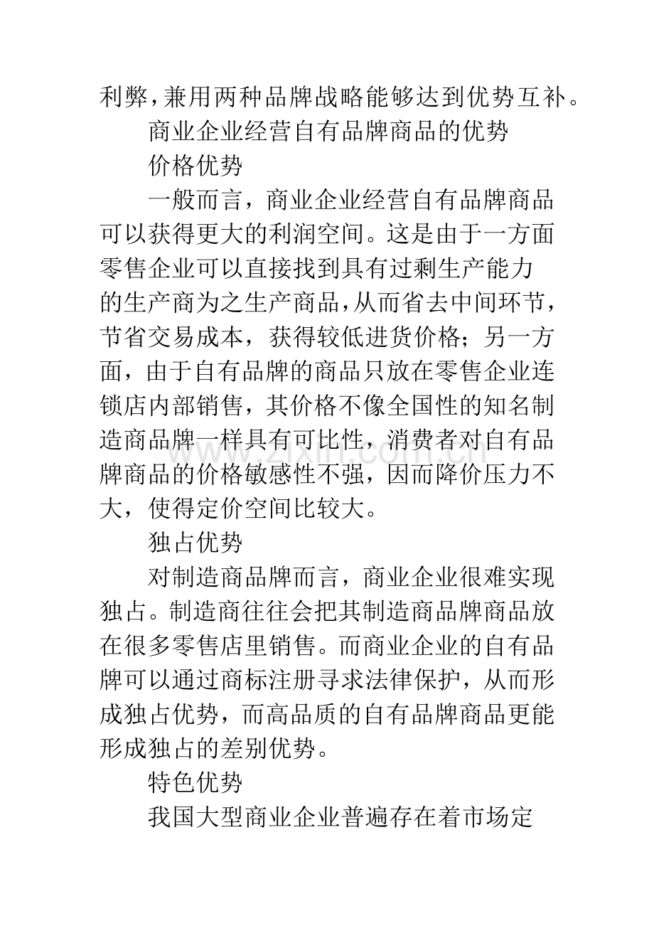 商业自有品牌的优势与实施策略.docx_第3页