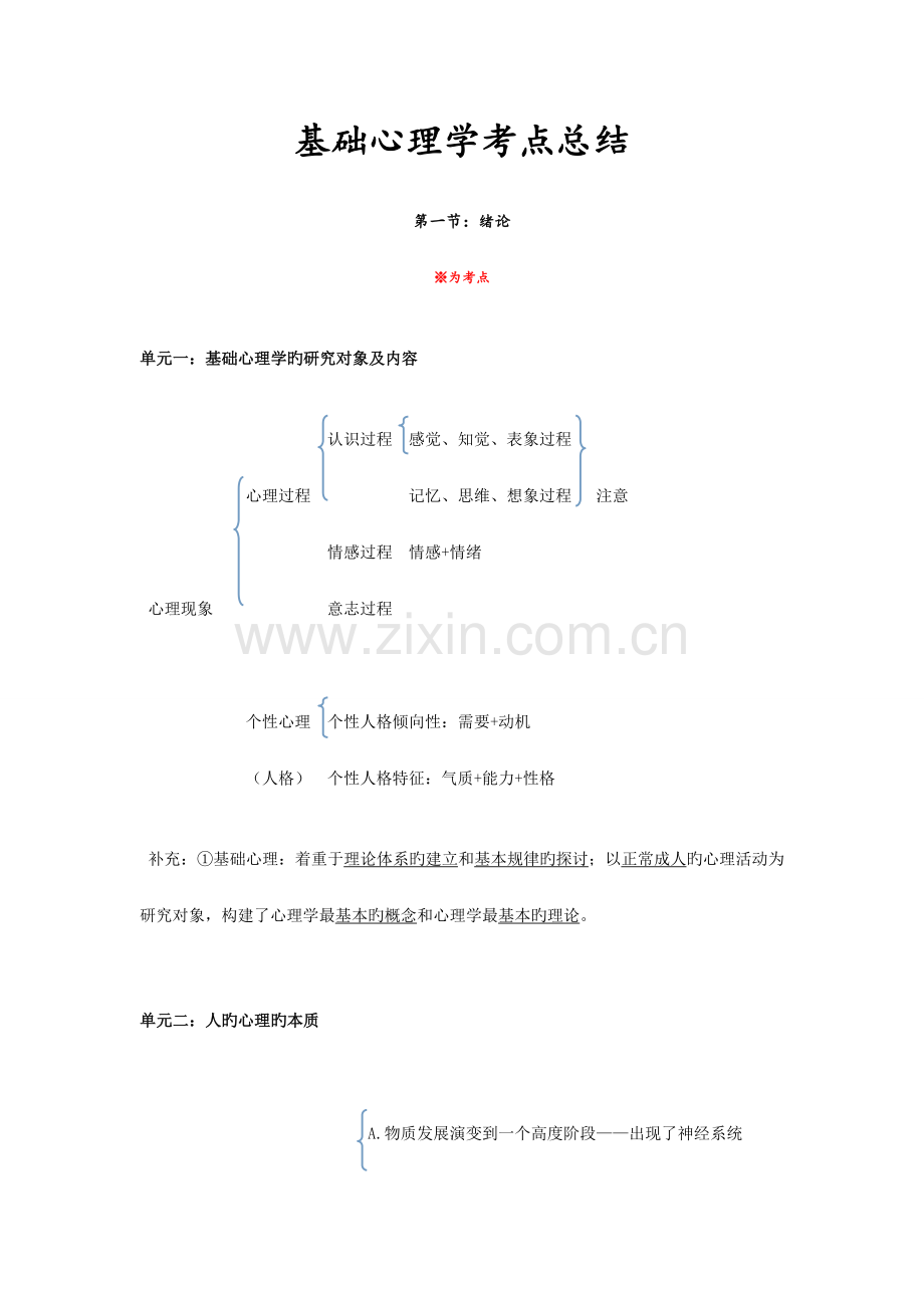 基础心理学考点总结.doc_第1页