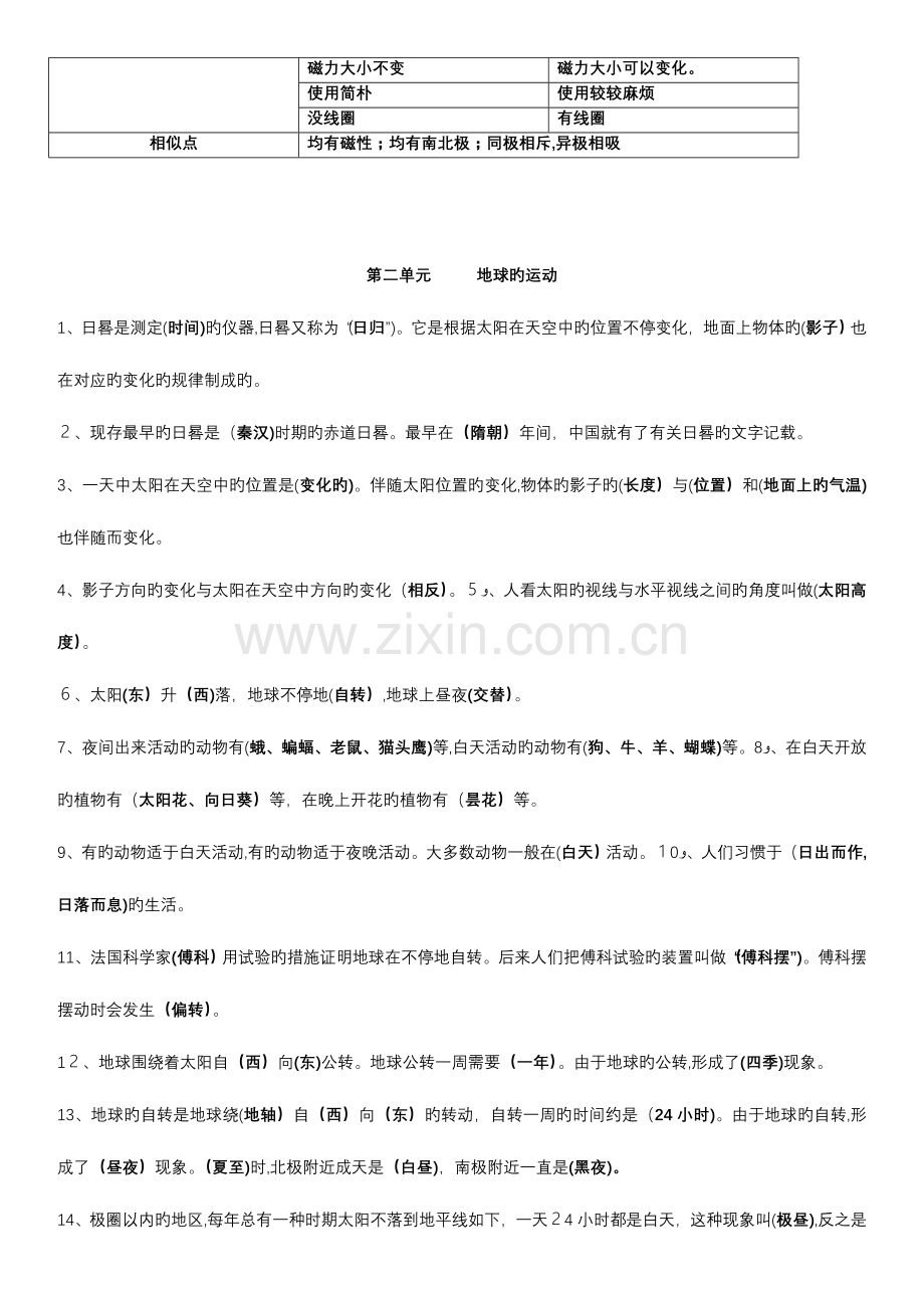 2023年湘教版小学科学五年级下册知识点.doc_第2页