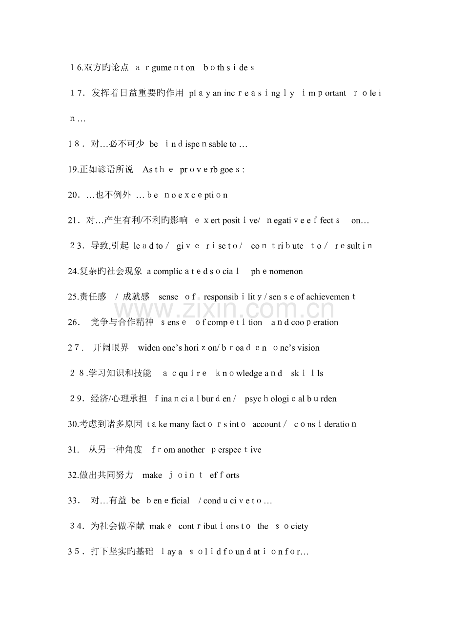 2023年大学英语四级写作常用短语.doc_第2页