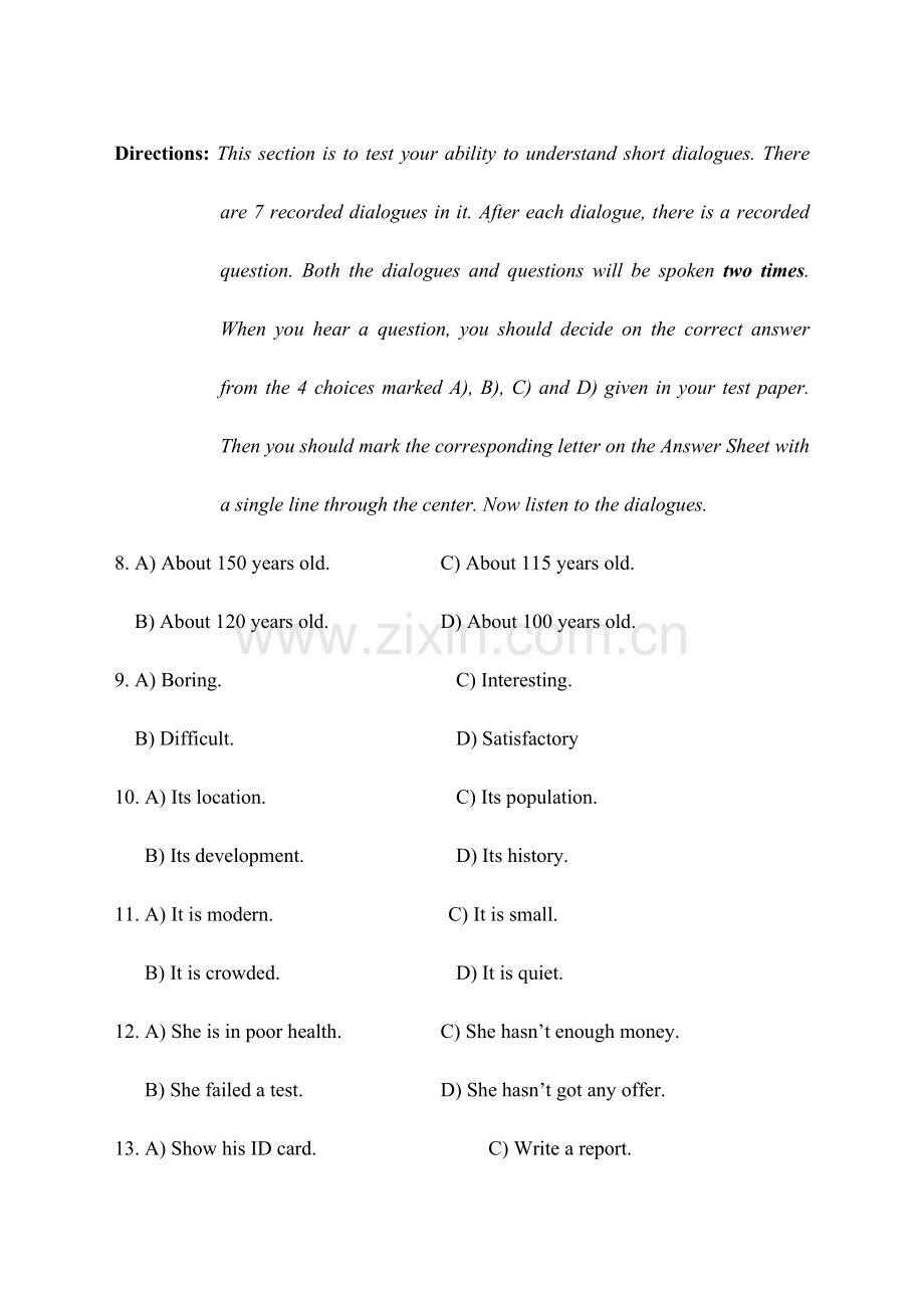 2023年高等学校英语应用能力考试B级真题.docx_第3页