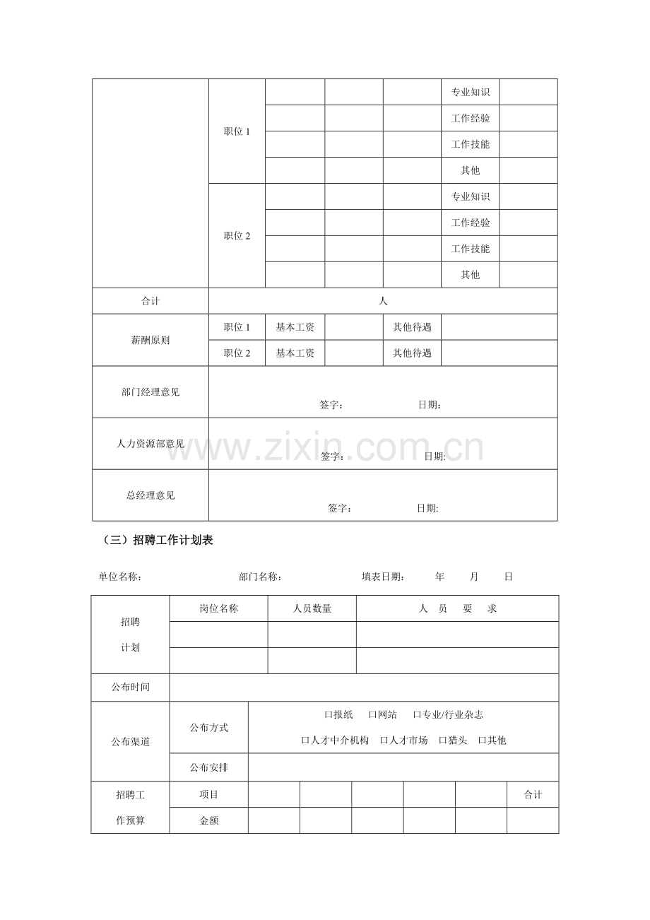 2023年招聘面试流程及相关表格模板.doc_第2页