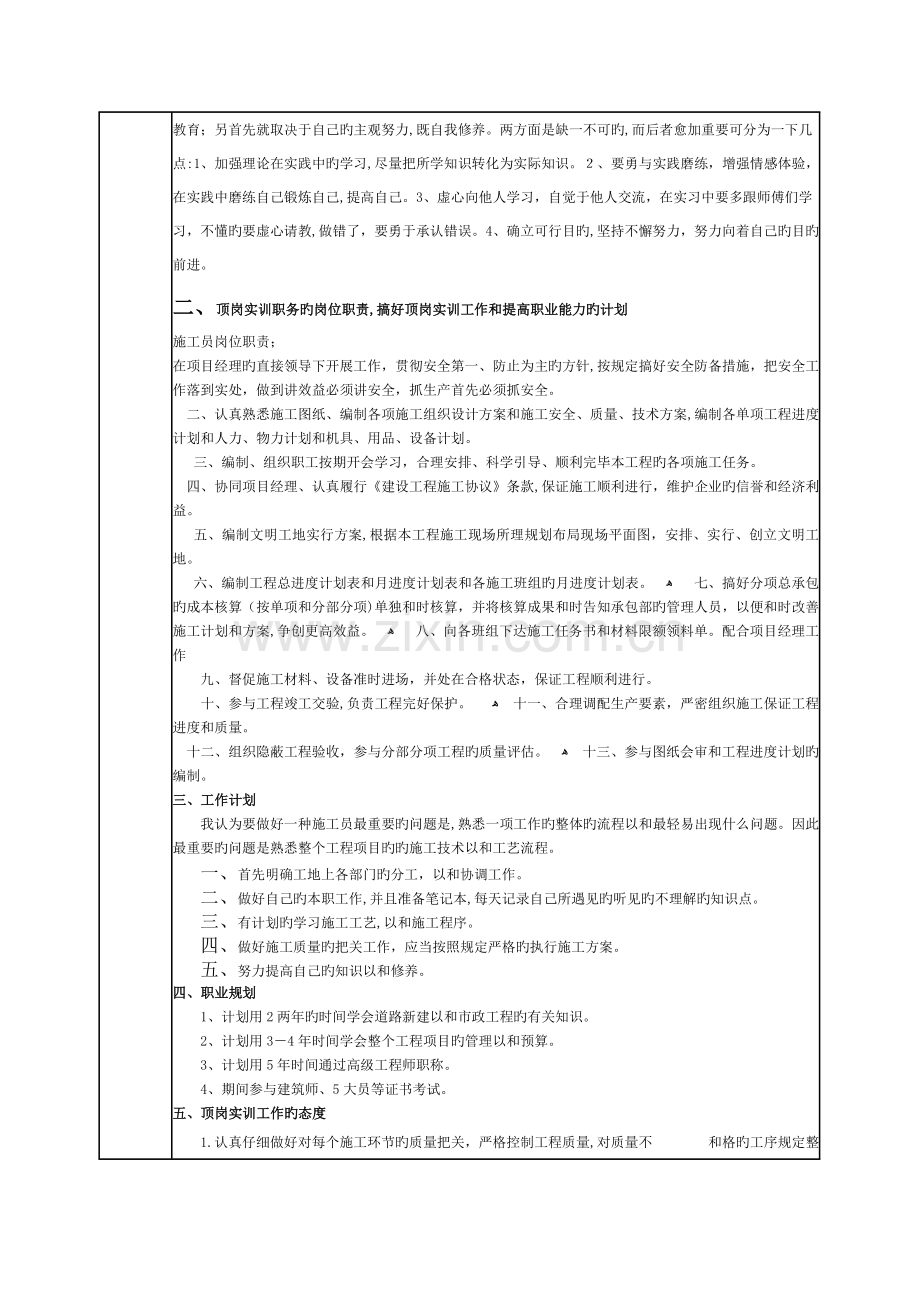 2023年施工员实习报告与计划模板.doc_第2页