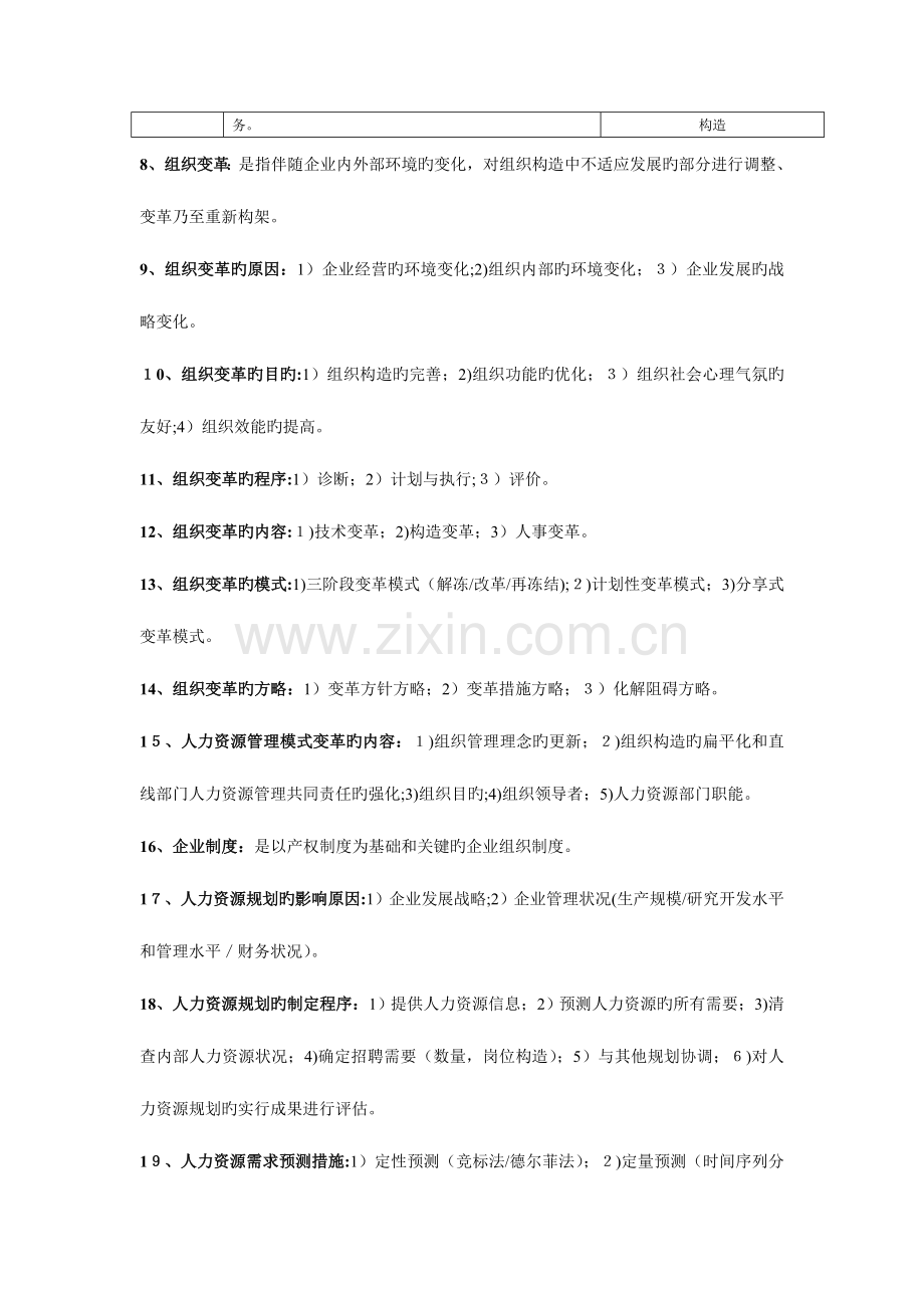 2023年人力资源管理师二级复习资料秘籍.doc_第3页